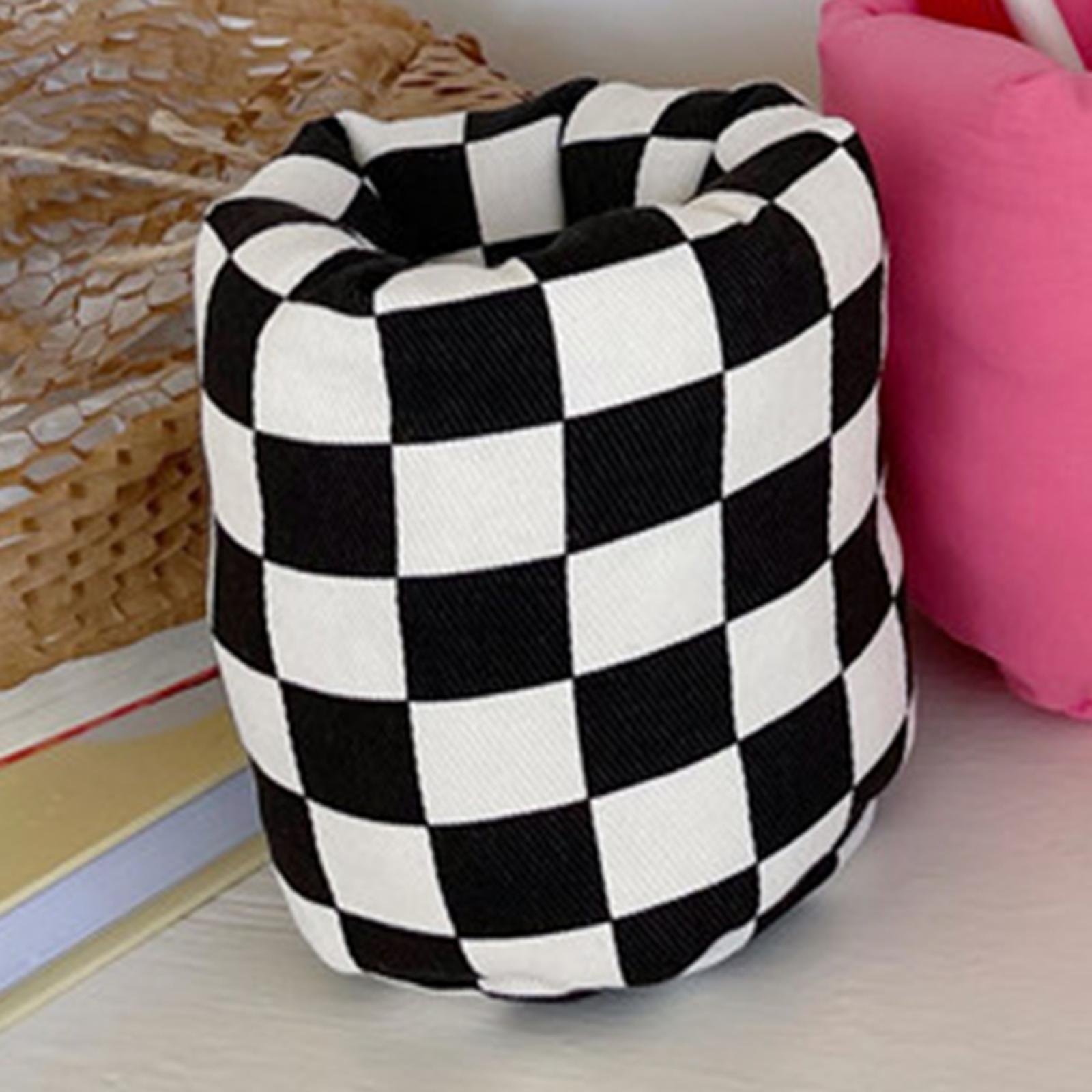 Cotton Filling Mug Shape Pens Holder for Classroom Room Storage Supplies Black