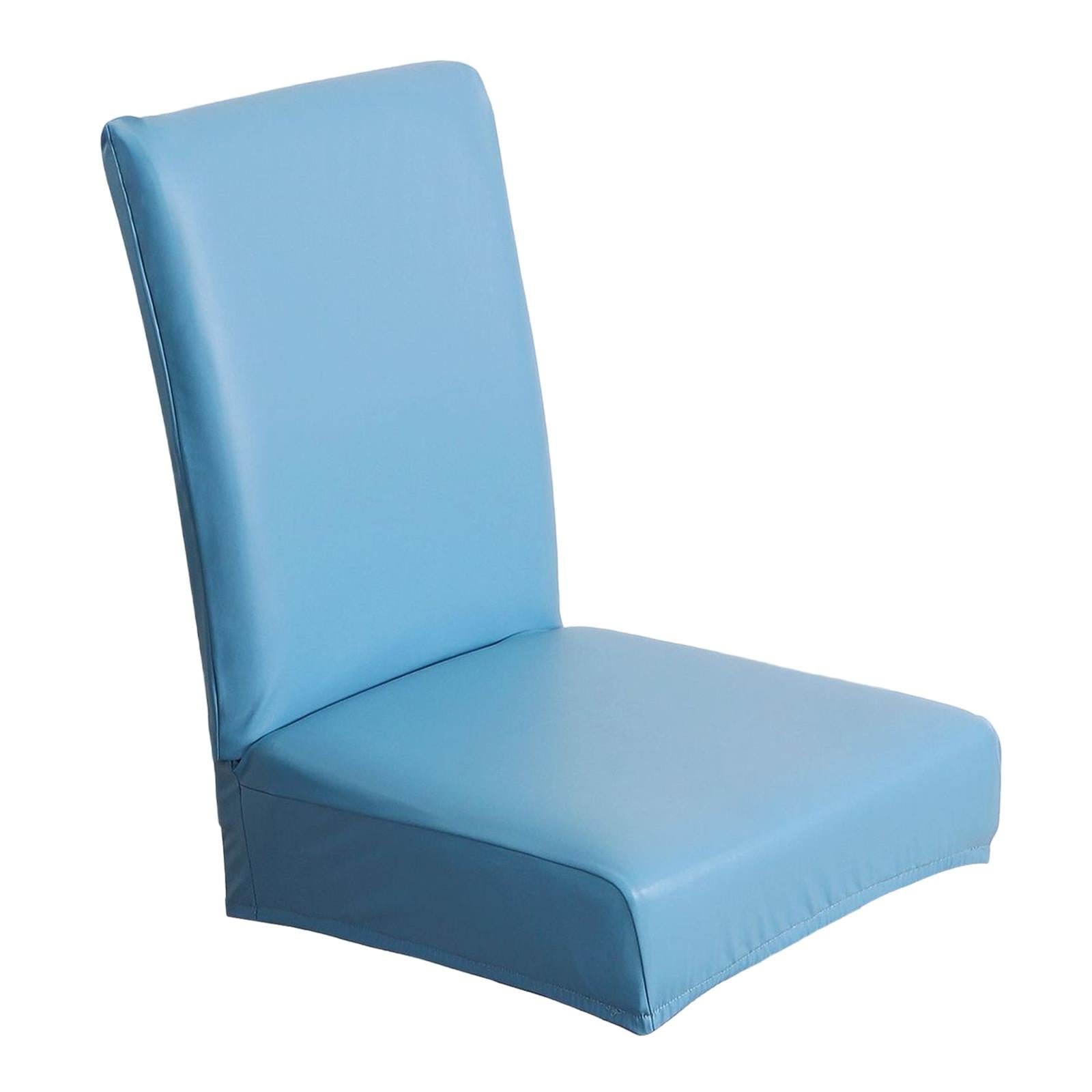 Chair Covers Waterproof Chair Slipcover Universal for Wedding Blue