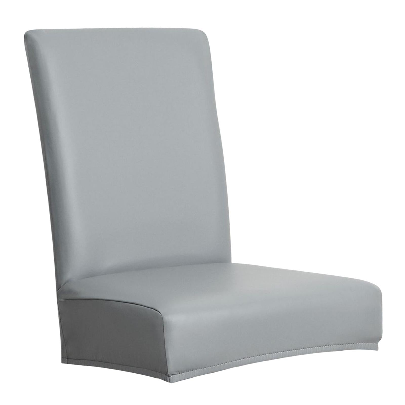 Chair Covers Waterproof Chair Slipcover Universal for Wedding Gray