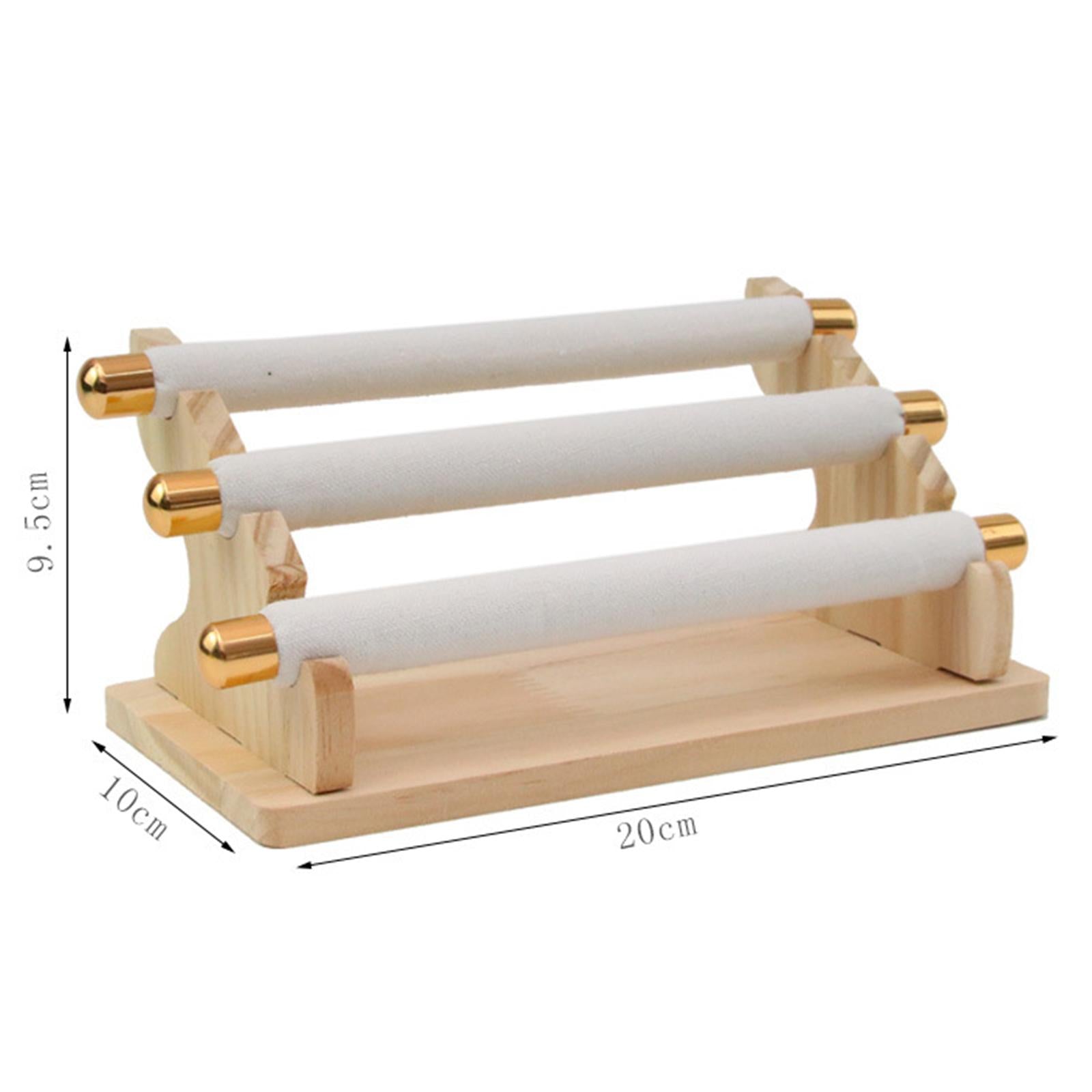 Freestanding Rings Display Holder Showcase Holder for Home Tabletop Green