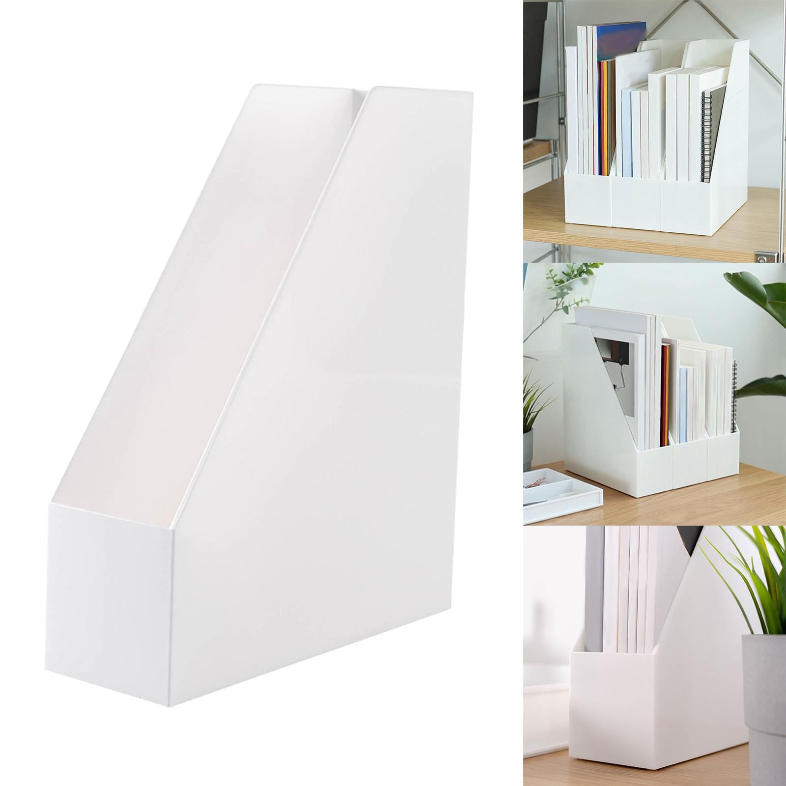 Magazine File Holder Folders Holder Magazine Rack for Office Home Desktop