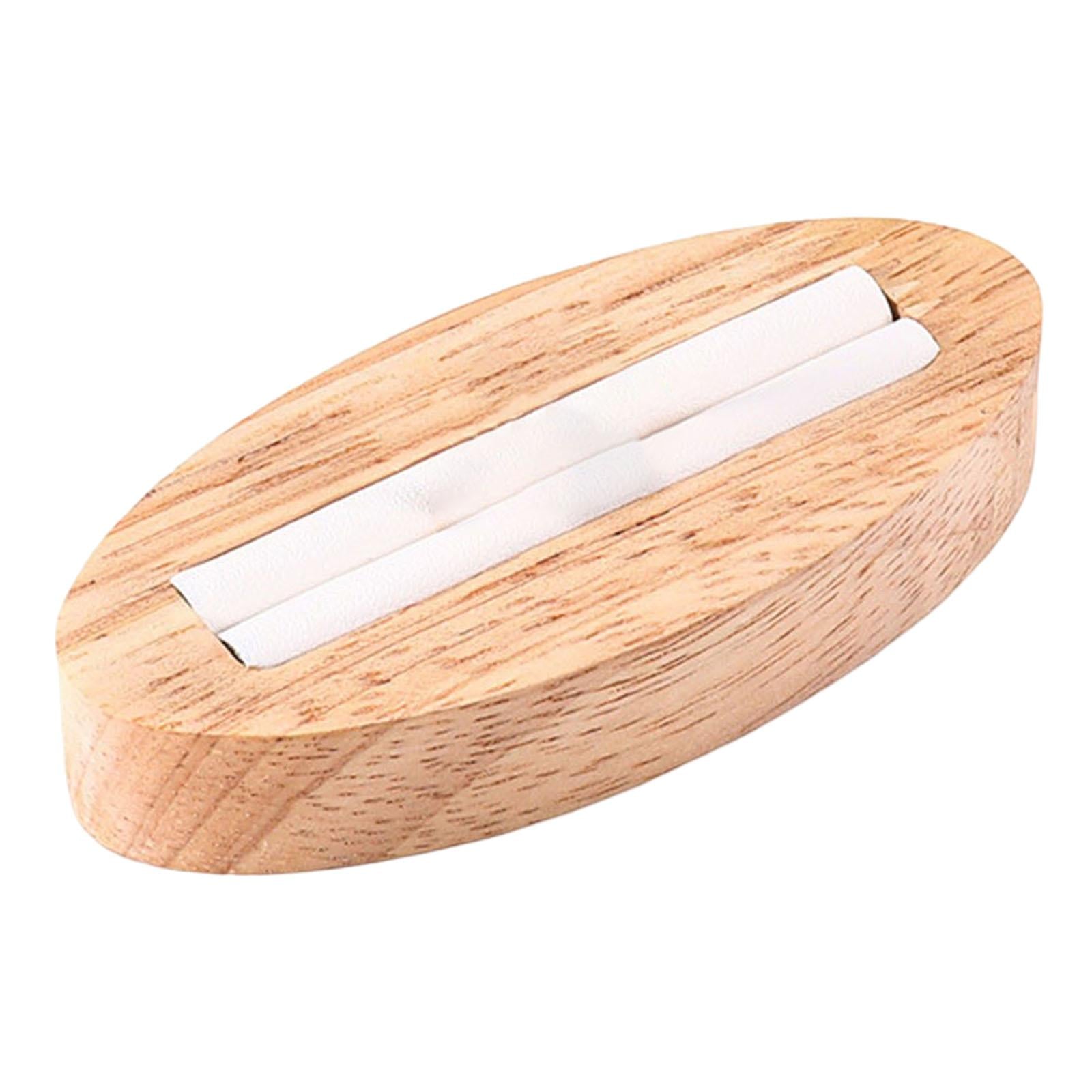 Wooden Jewelry Organizer Tray Jewelry Storage Rack for Bedroom Home White