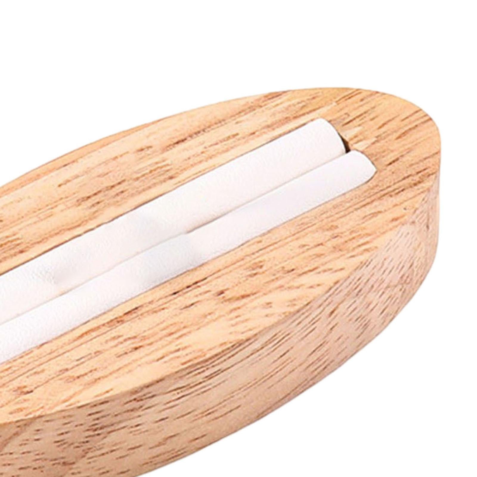 Wooden Jewelry Organizer Tray Jewelry Storage Rack for Bedroom Home White