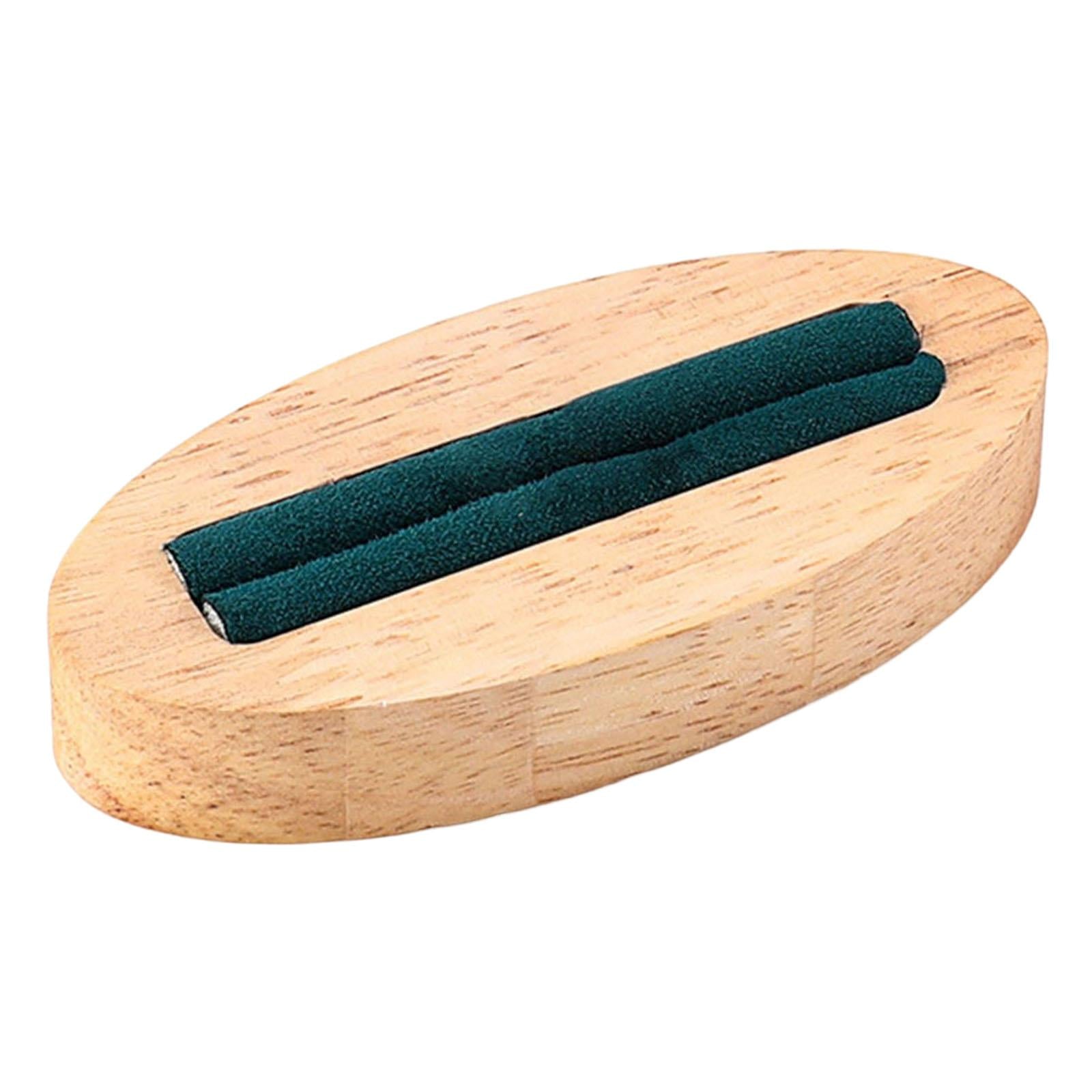 Wooden Jewelry Organizer Tray Jewelry Storage Rack for Bedroom Home Green