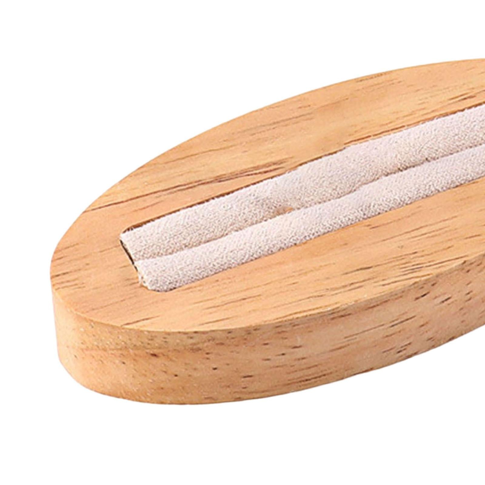 Wooden Jewelry Organizer Tray Jewelry Storage Rack for Bedroom Home Beige