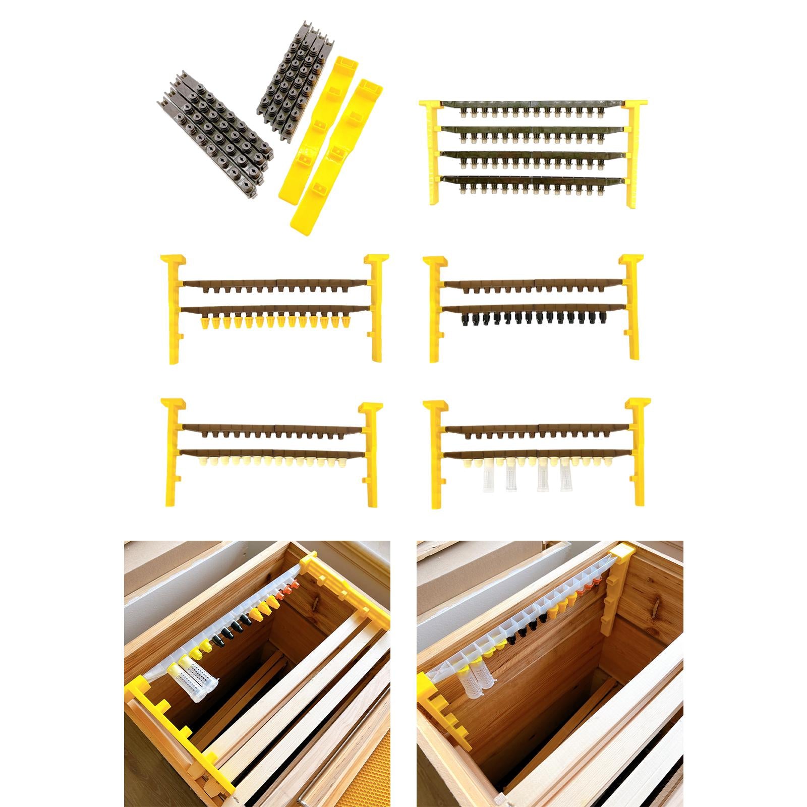 Bee Frame Spacer Stand Holder Multipurpose for Garden Outdoor Style A