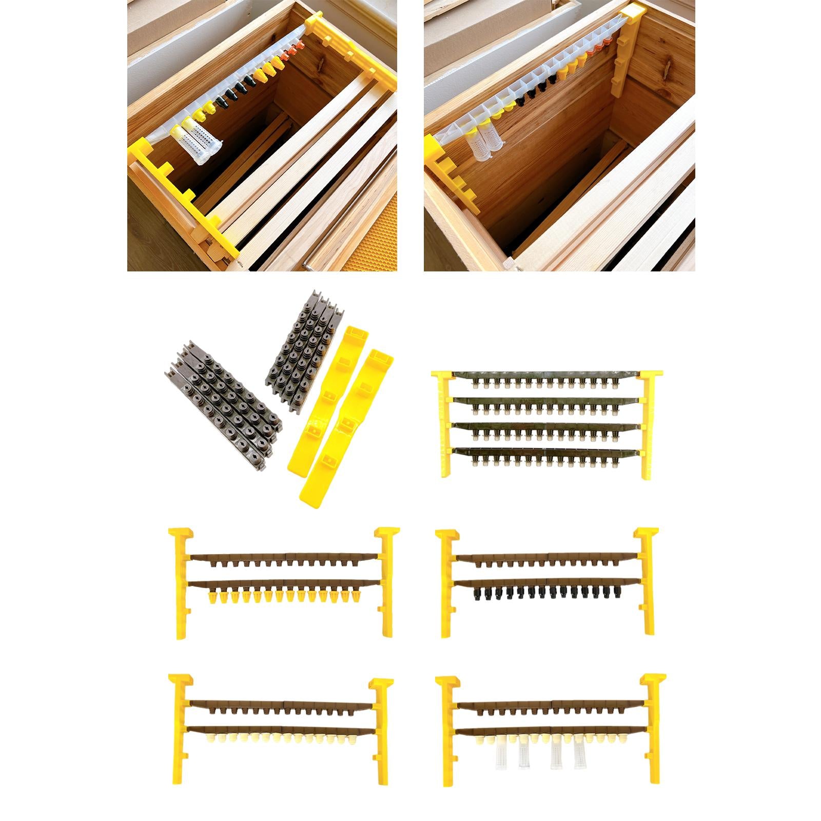 Bee Frame Spacer Stand Holder Multipurpose for Garden Outdoor Style A