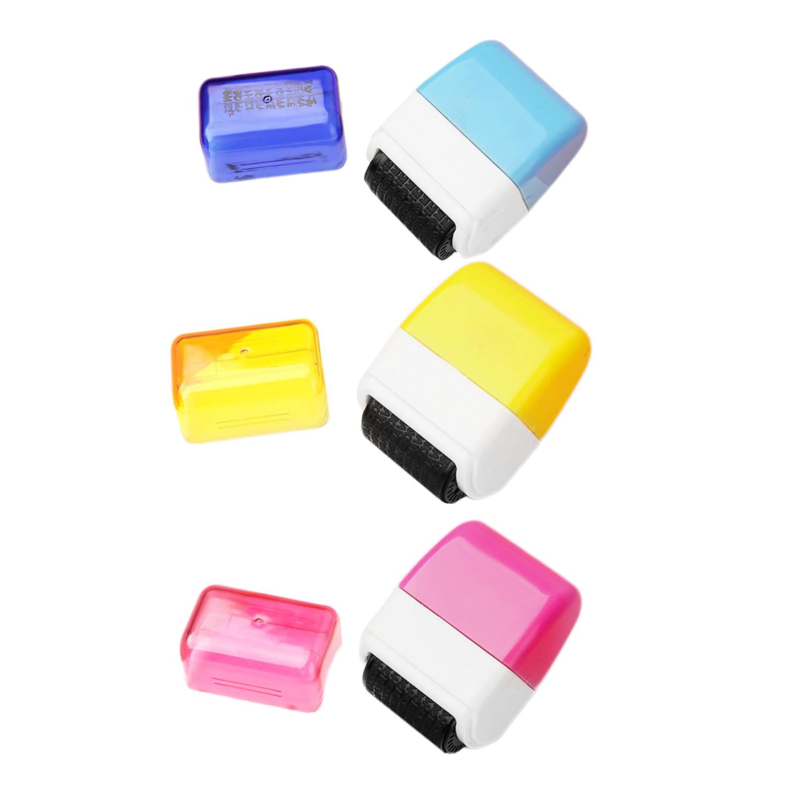 Protection Privacy Data Roller Stamp Seal Defend ID Information Security Blue