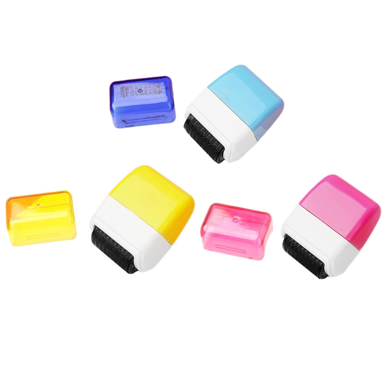 Protection Privacy Data Roller Stamp Seal Defend ID Information Security Blue