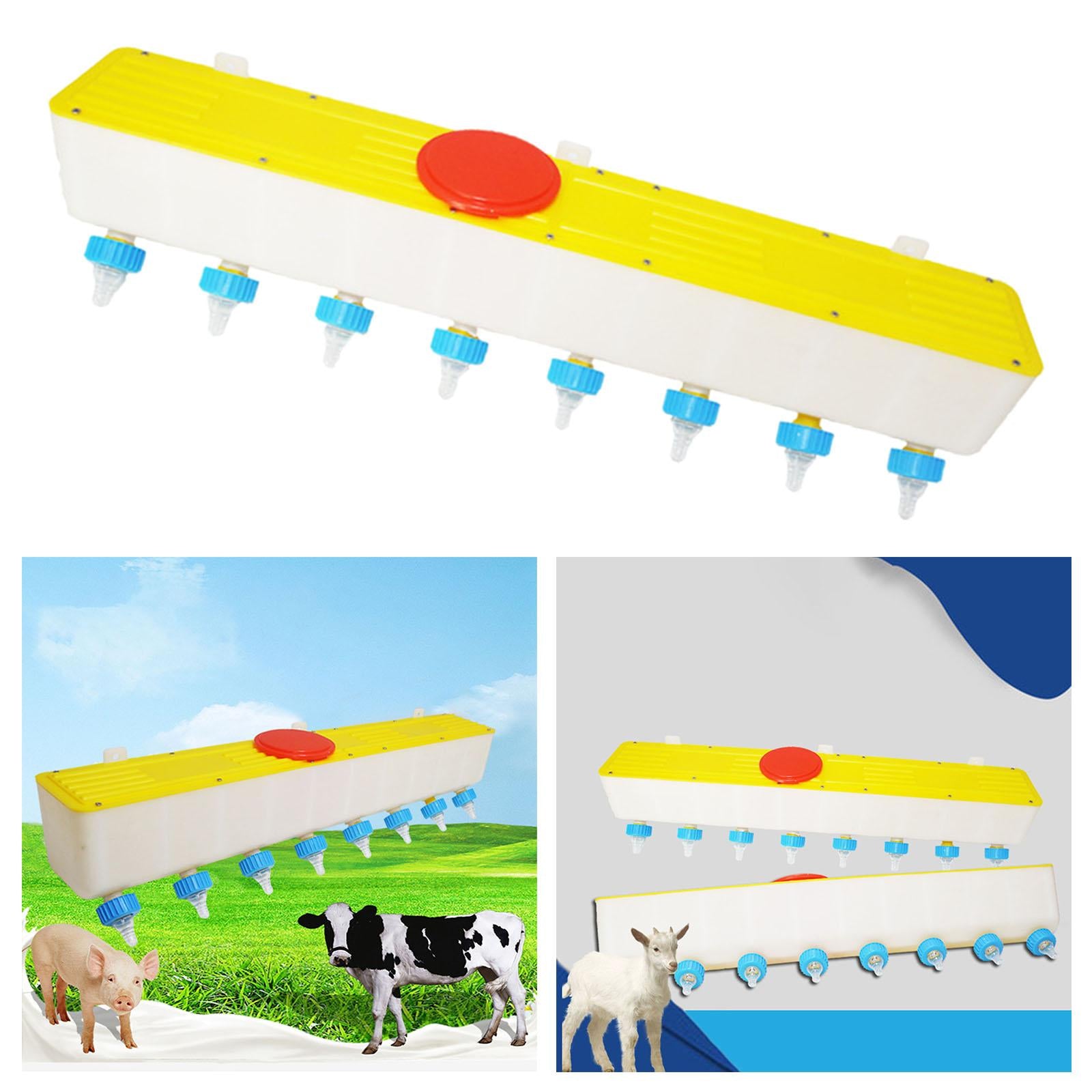Lamb Feeder Nursing Station Feeding Bowl 8 Nipples Indoor Grassland