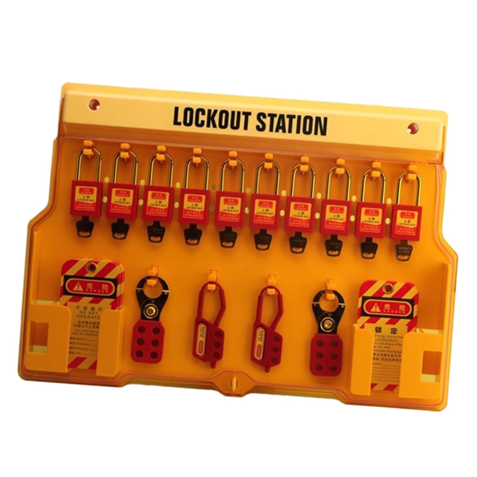 Lockout Storage Cabinet Practical with Cover Useful for Warehouses With devices