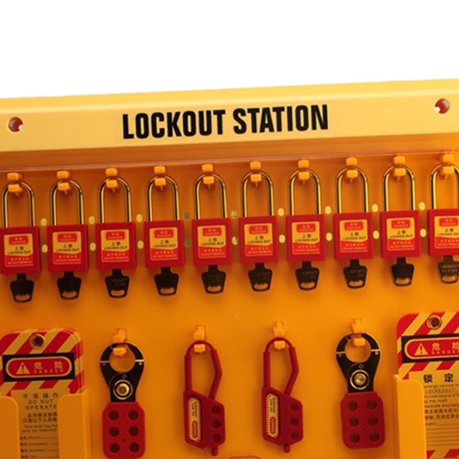 Lockout Storage Cabinet Practical with Cover Useful for Warehouses With devices