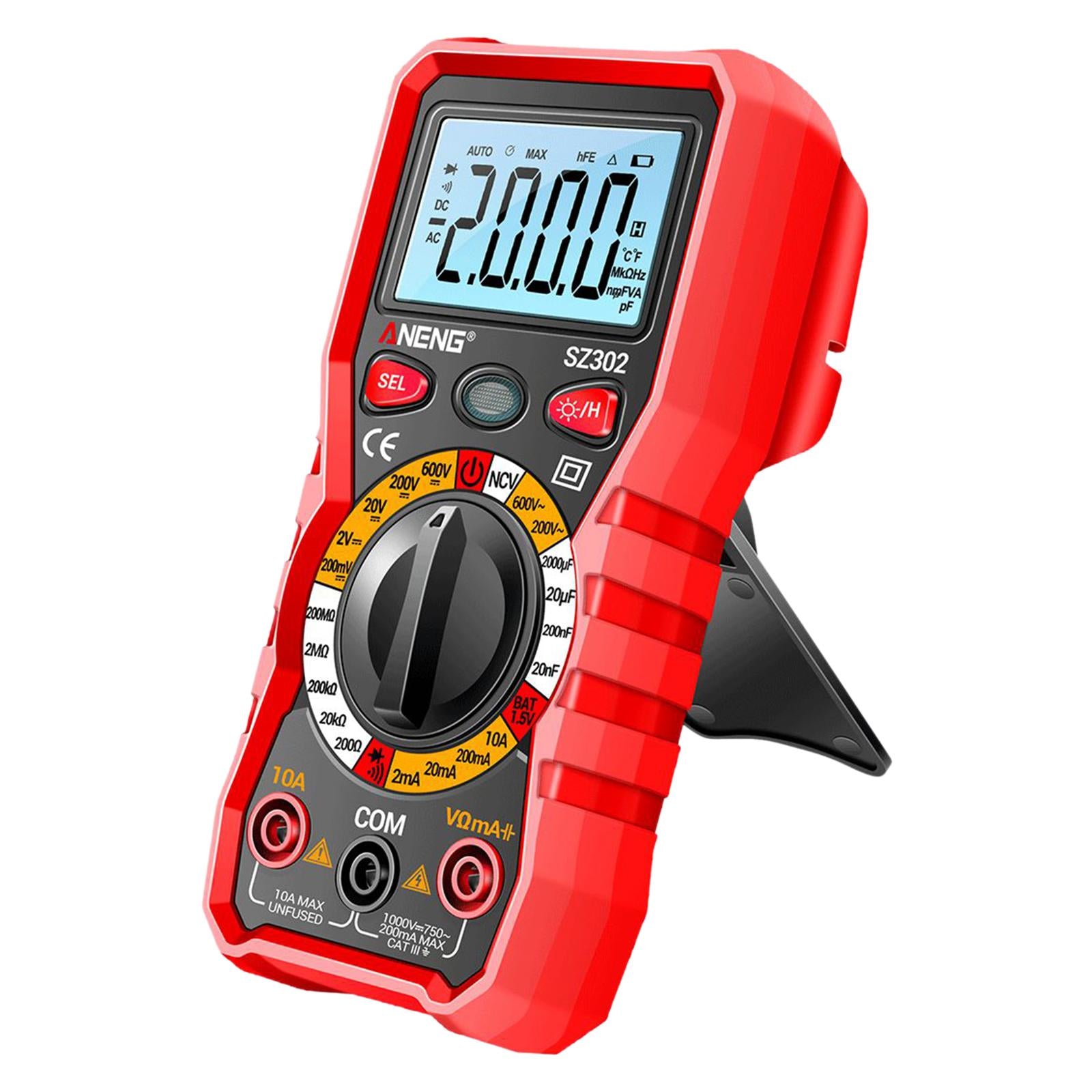 Digital Meter AC DC Voltage Current Equipment Amp Multimeters for DC Current