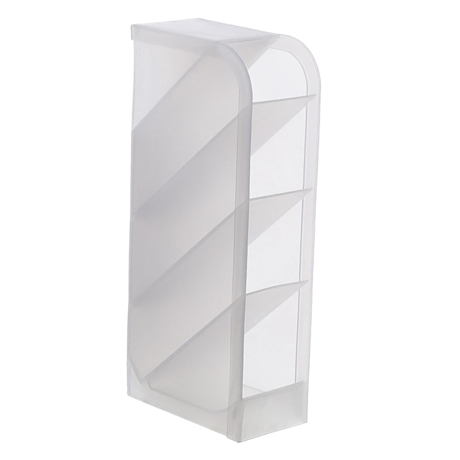 Pencil Dispenser Desk Stationery Organizer 4 Layer for Home Office Organizer white oblique