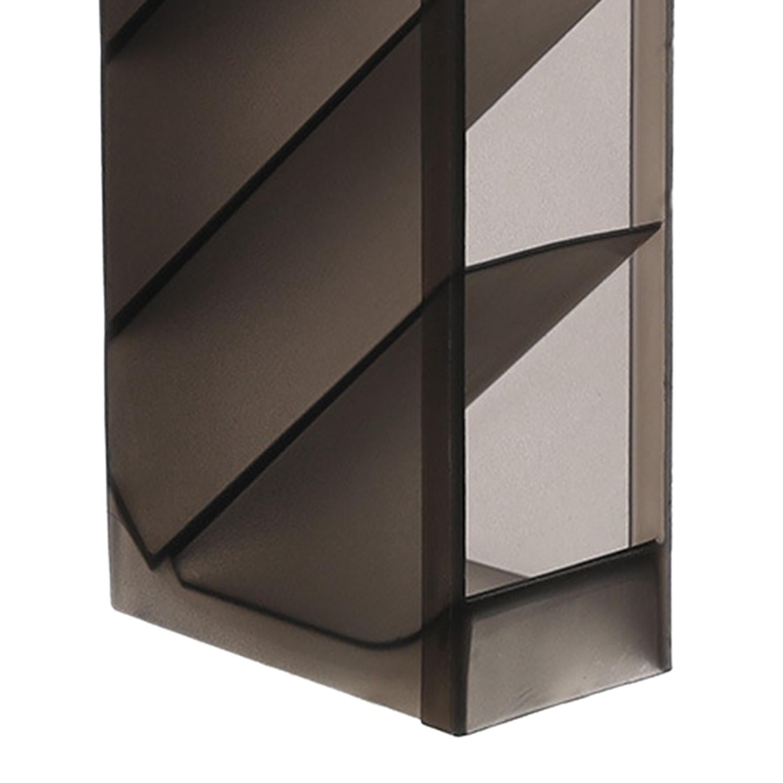Pencil Dispenser Desk Stationery Organizer 4 Layer for Home Office Organizer grey oblique