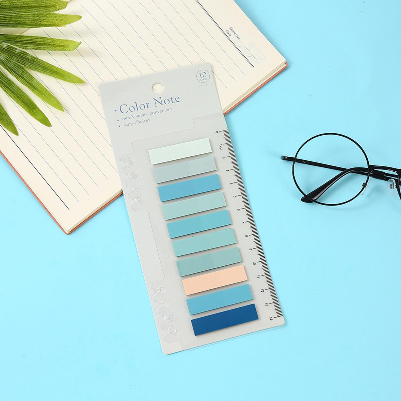 Pastel Color Index Tabs Aesthetic Classification for Notebooks School Office