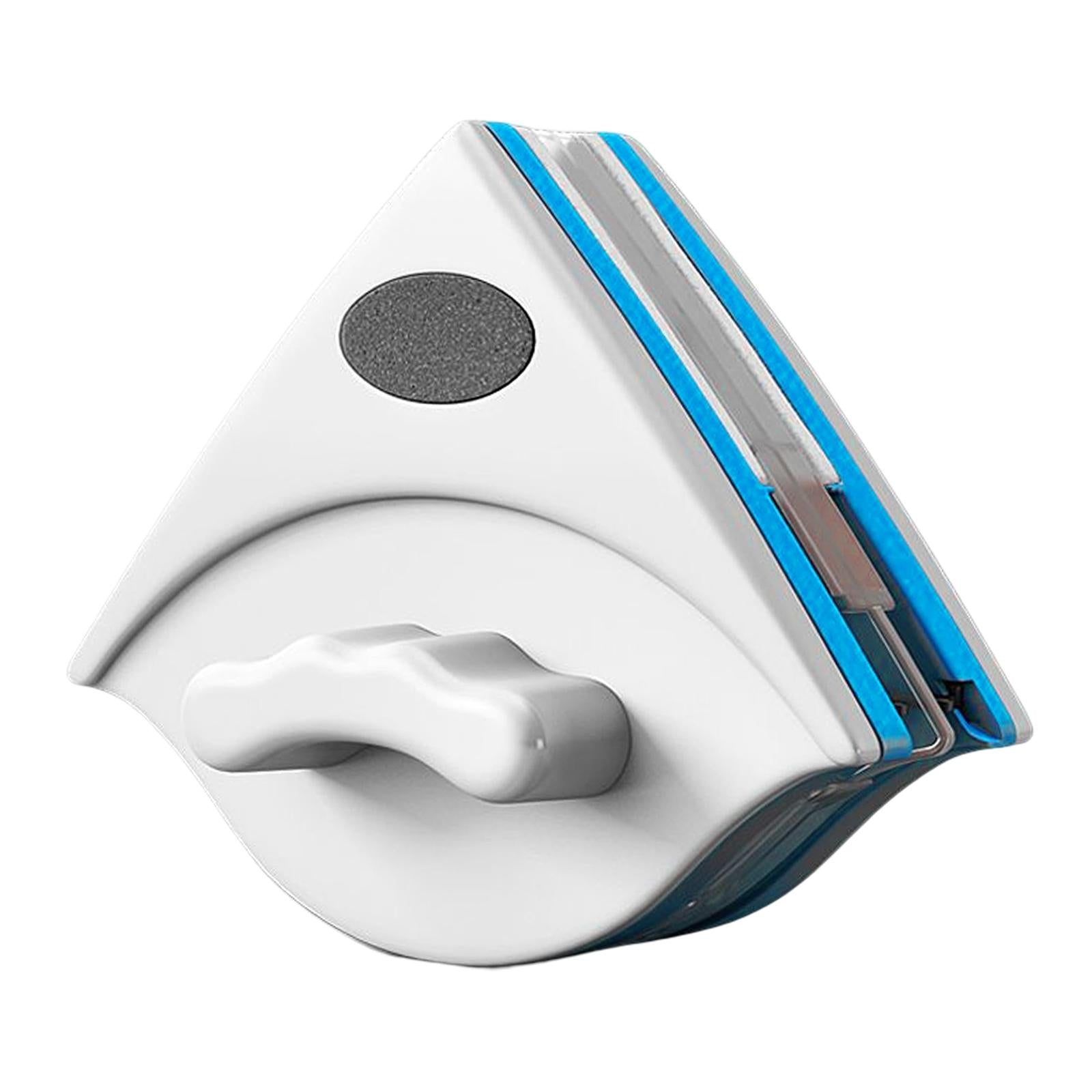 Double Side Window Cleaner High Window Wiper Glider for Shower Car for 3-8㎜ Window Blue