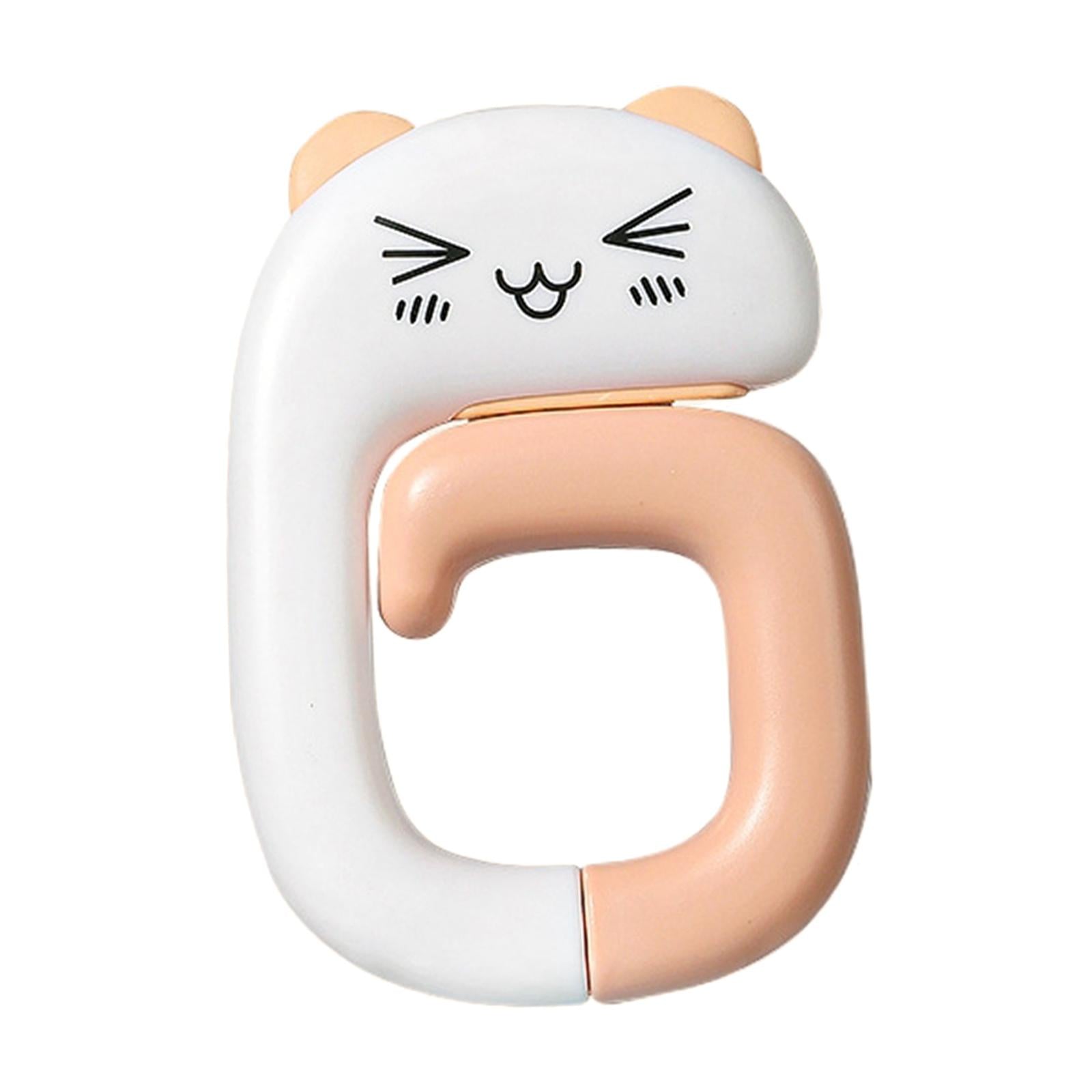 Portable Table Bag Holder Outdoor Bag Hook for Desk office Skin Pink