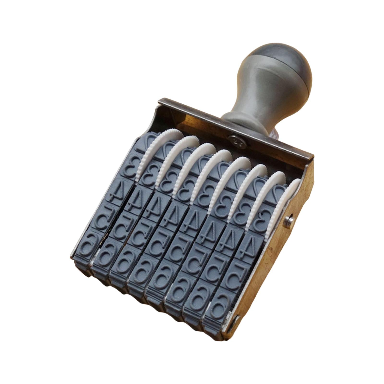 Numbering Stamp Numeric Rolling 8 digits Symbol for Stationery Office Date