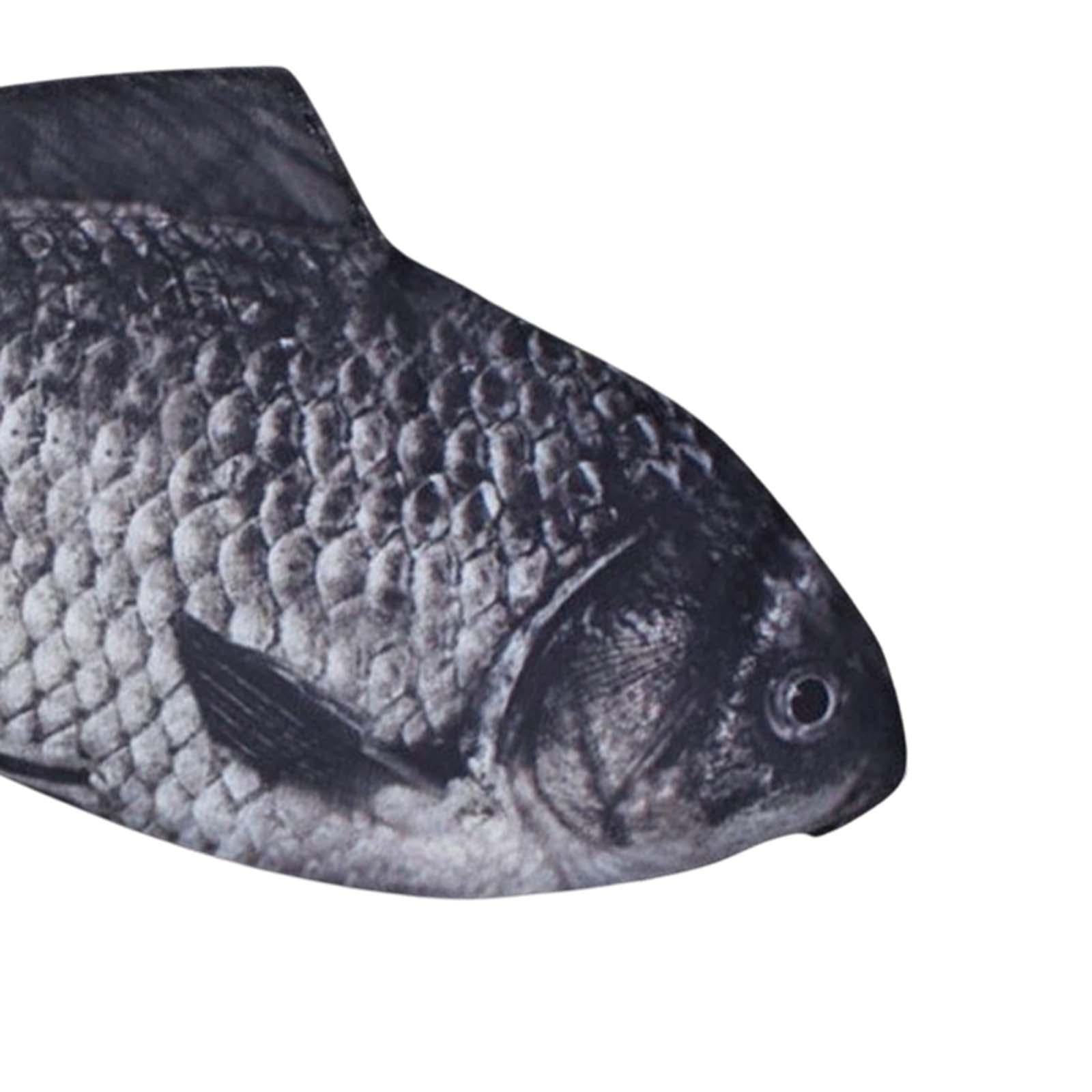 Fish Shape Pencil Case Pen Bag Creative Make up Pouch for Birthday Gift