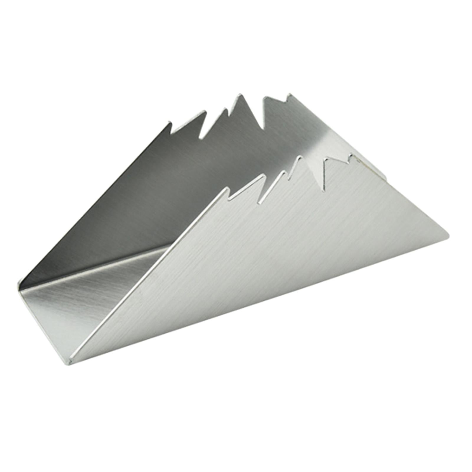 Napkin Holders Notes Organizer Letters for Countertop Club Dinning Room Home Silver
