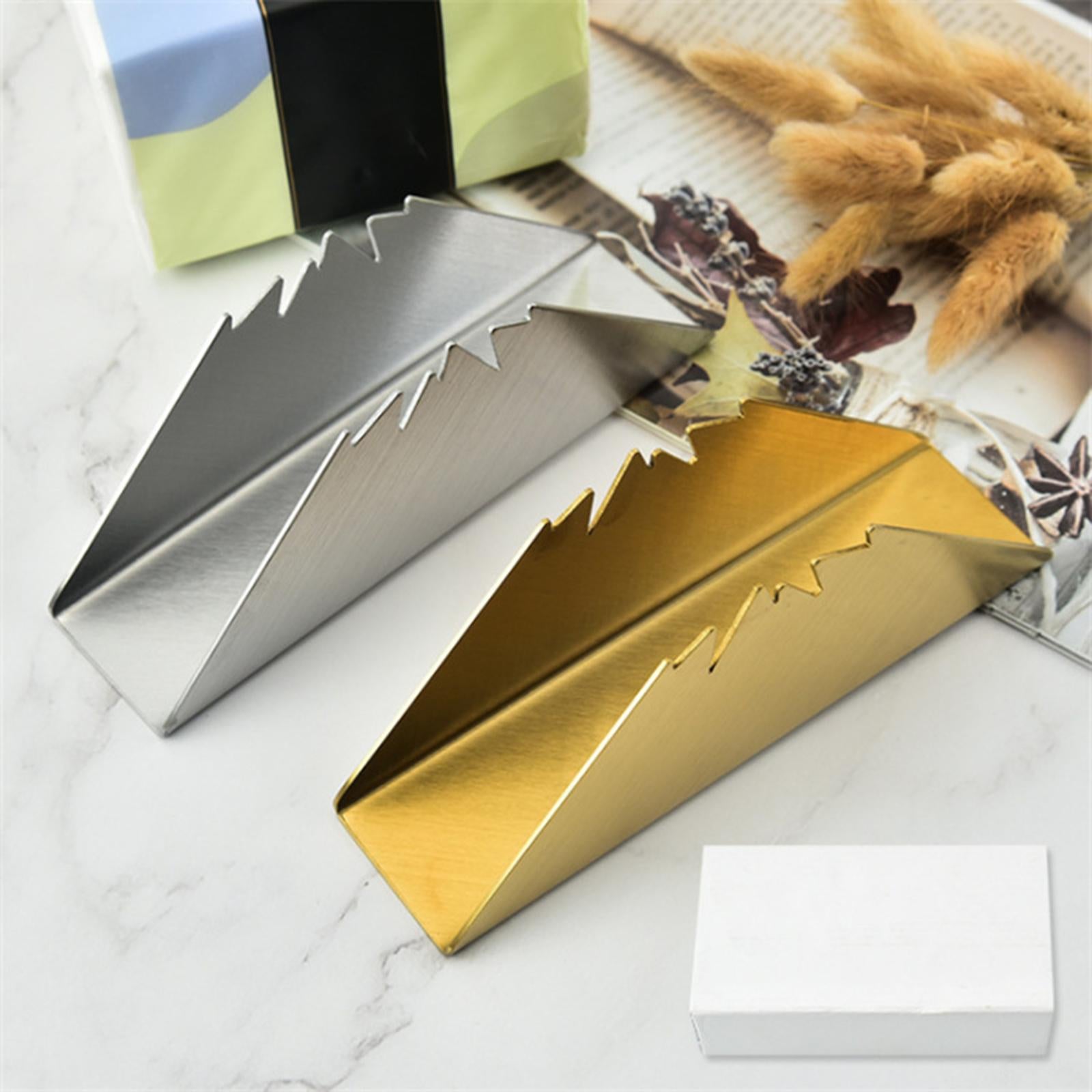 Napkin Holders Notes Organizer Letters for Countertop Club Dinning Room Home Gold