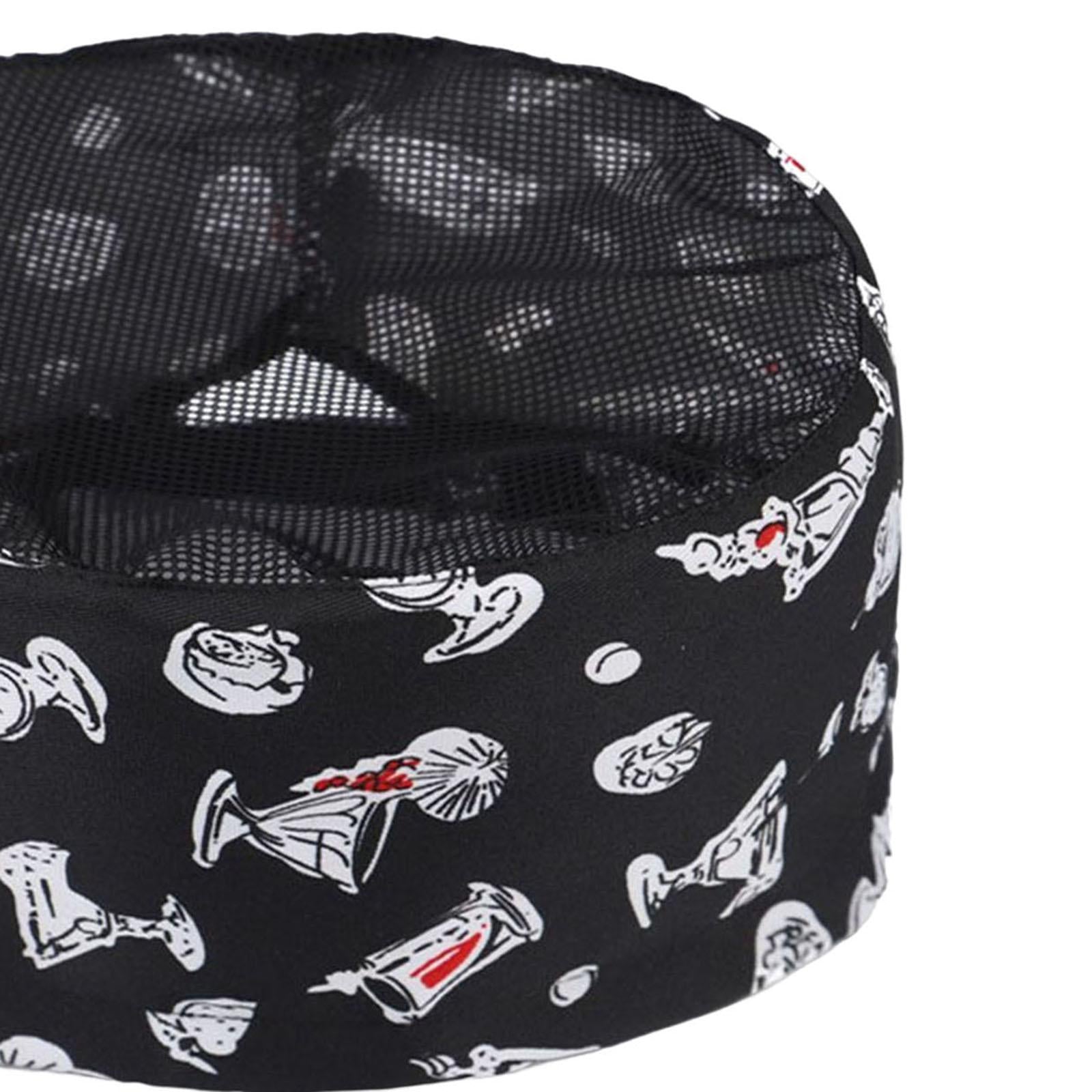 Chef Hat Durable Work Hat Restaurant with Breathable Mesh Kitchen Unisex Style C