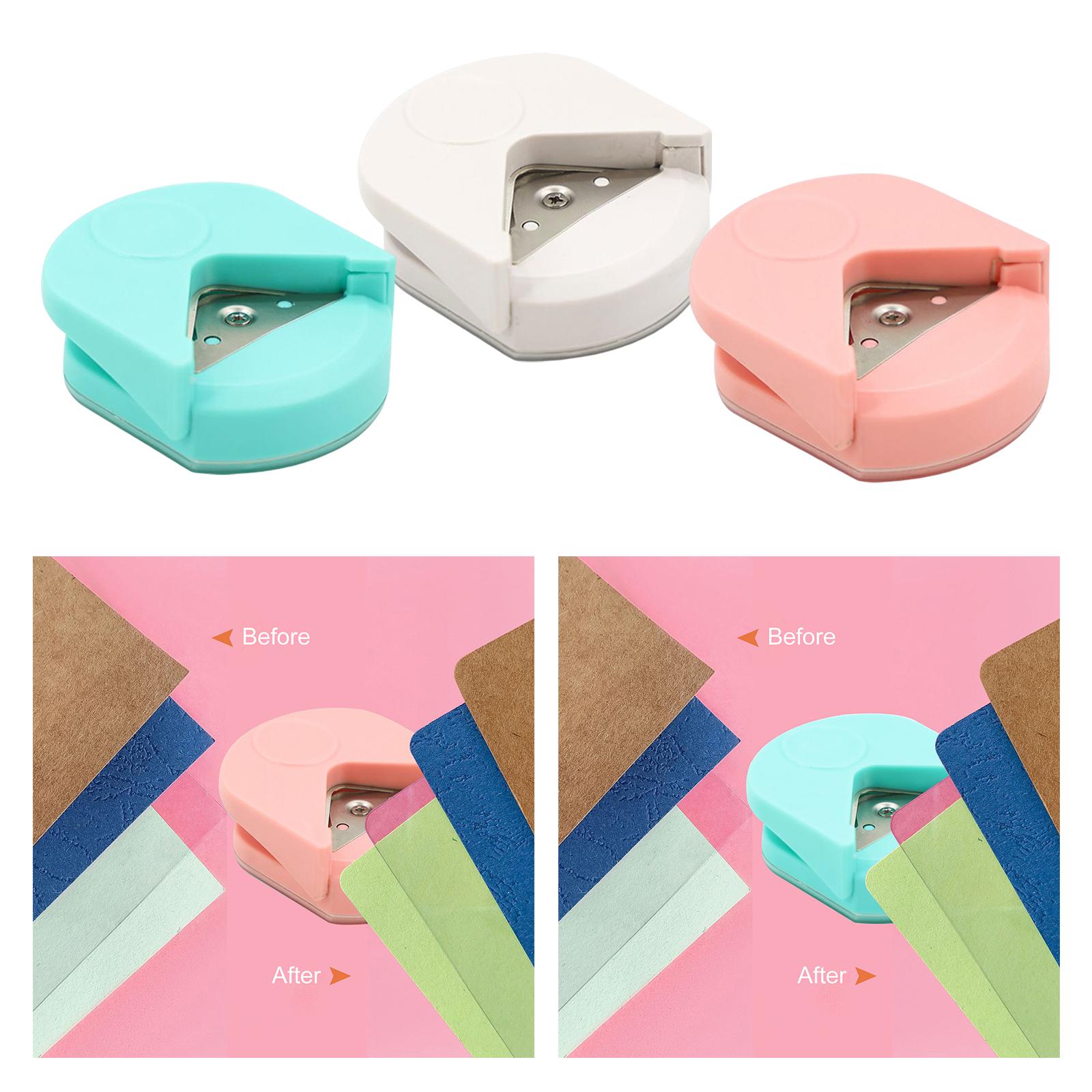 Paper Corner Rounder R4 DIY Crafts for Business Cards Photo Card Making Blue
