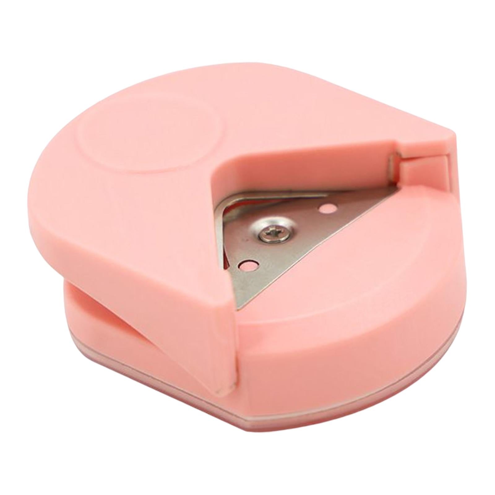 4xPaper Corner Rounder R4 DIY Crafts for Business Cards Photo Card Making Pink