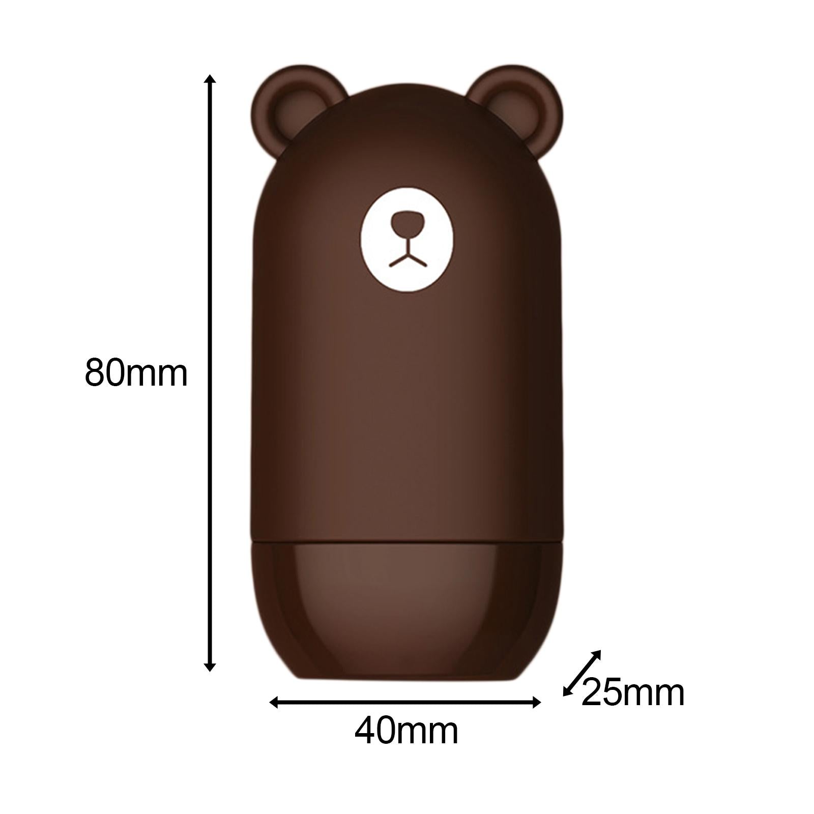 Reusable Protection Roller Stamp Secure for ID Personal Information Privacy Brown