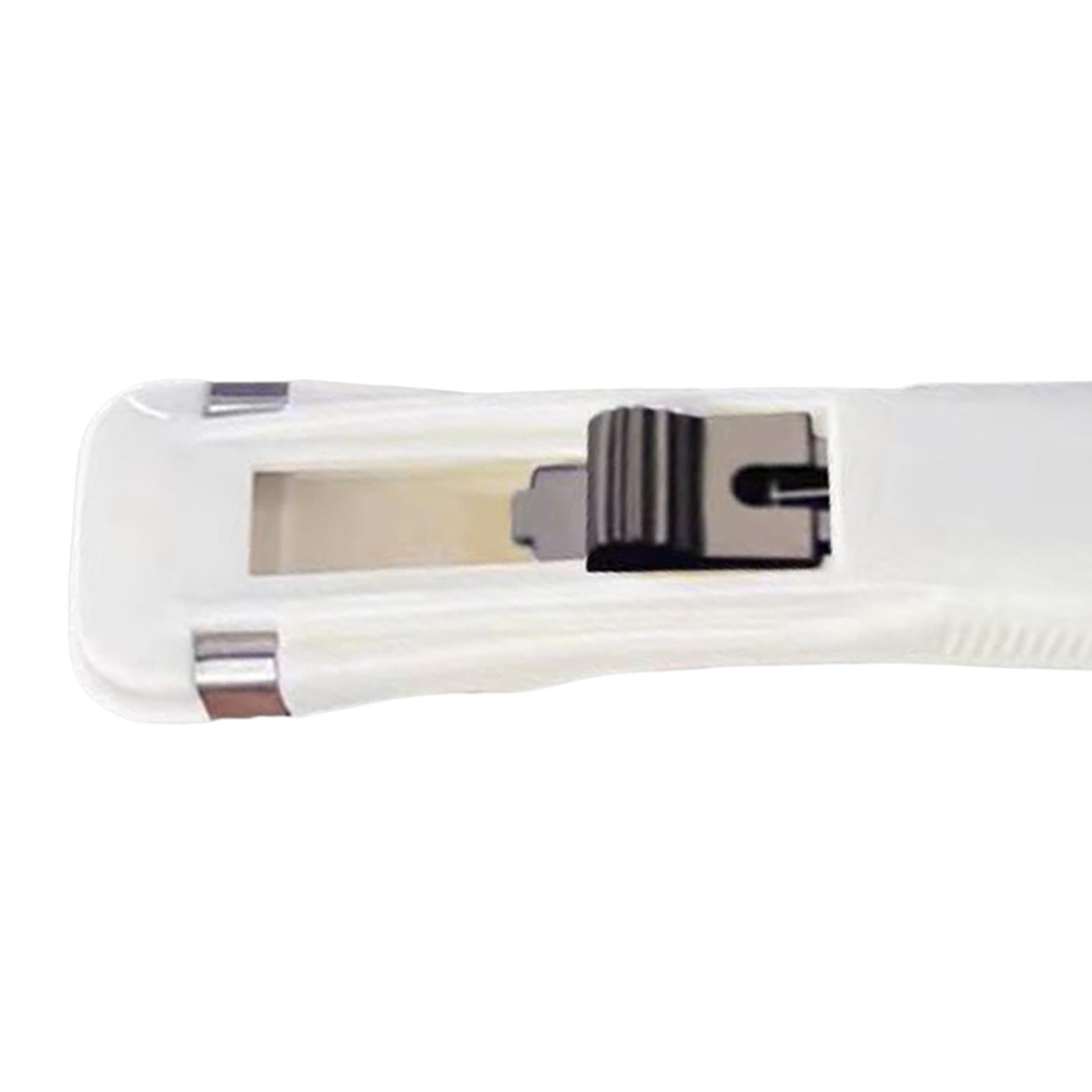 2xPaper Clamps Organizing Supplies Binding Stationery for Dorm Kitchen Home White