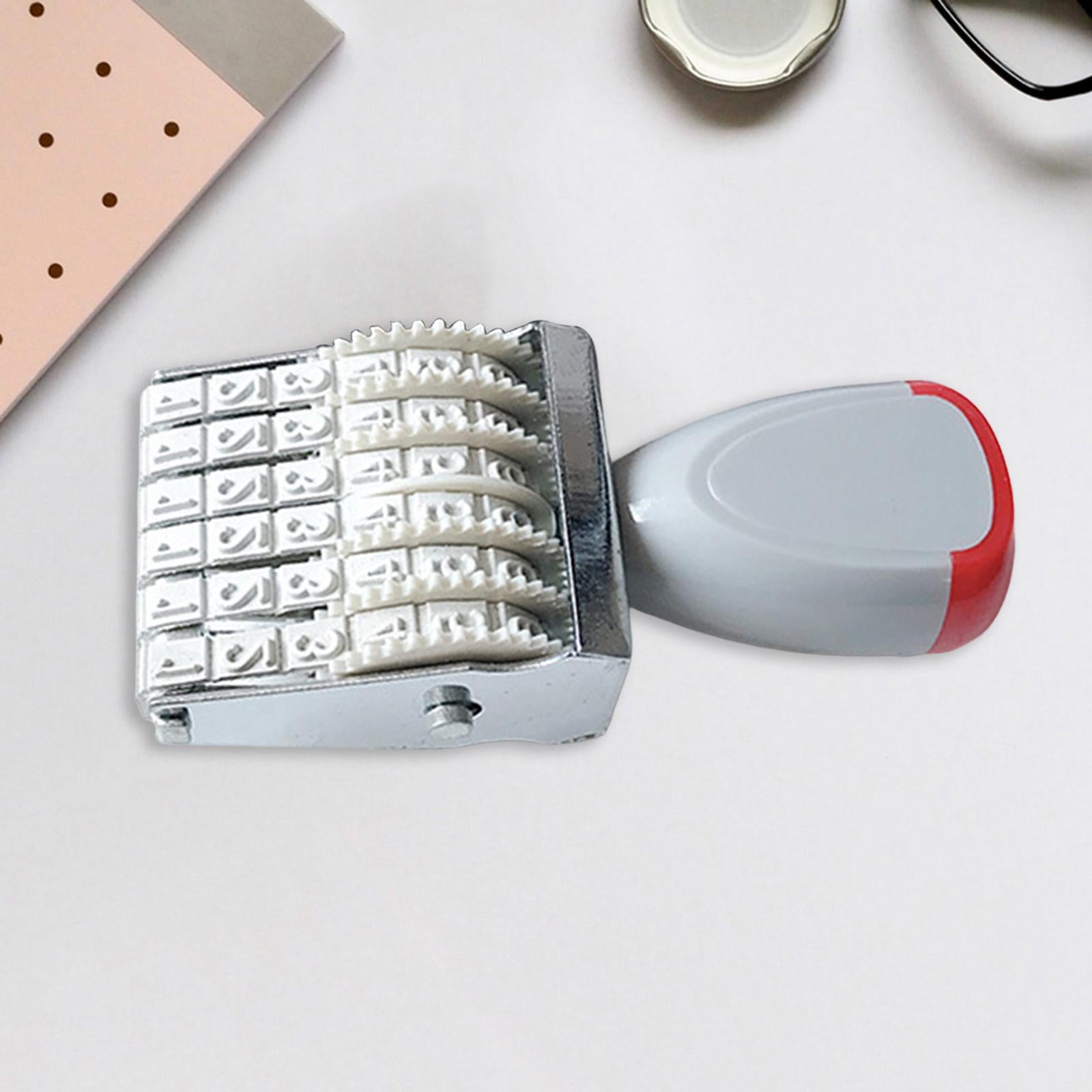 6 digits Roller Stamp Supplies Business Stamp Digit Number for Date Office 5mm