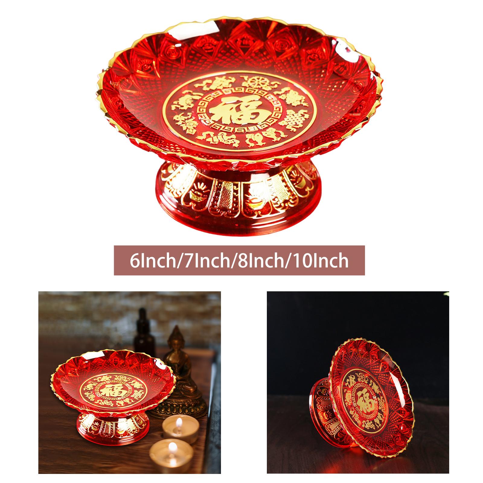 Fruit Tray Multifunctional Ornament Durable Convenient for Desktop Household 6 inch