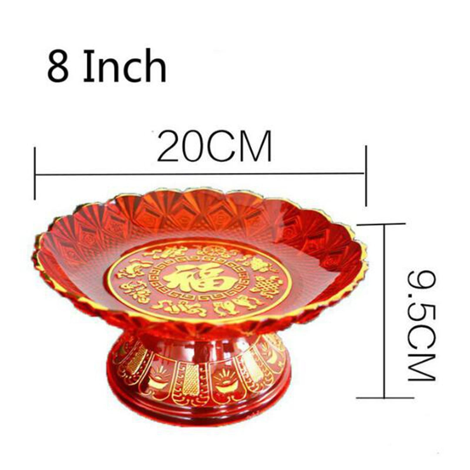 Fruit Tray Multifunctional Ornament Durable Convenient for Desktop Household 8 inch