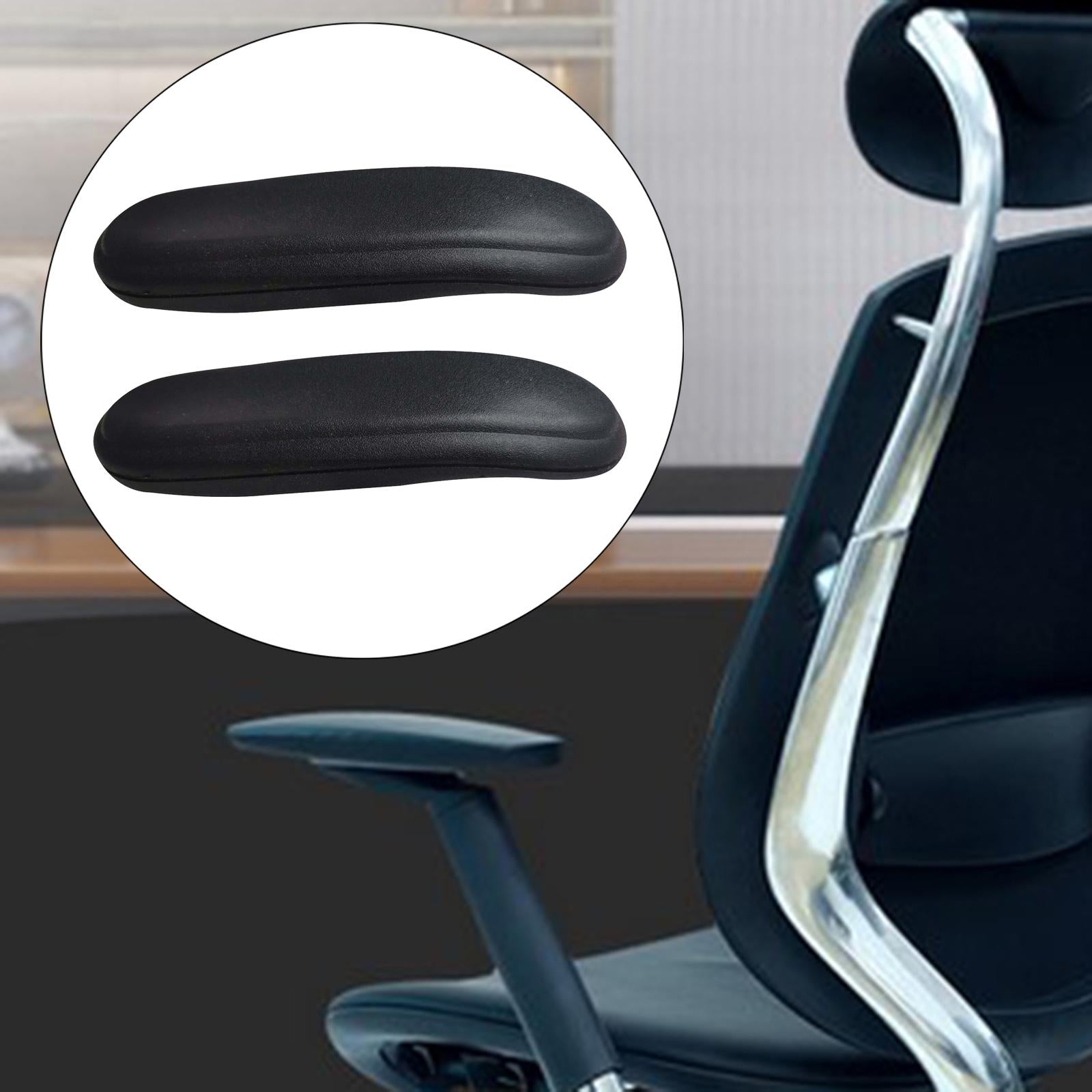 2Pcs Armrest Covers Removable Chair Replacement for Home Style B
