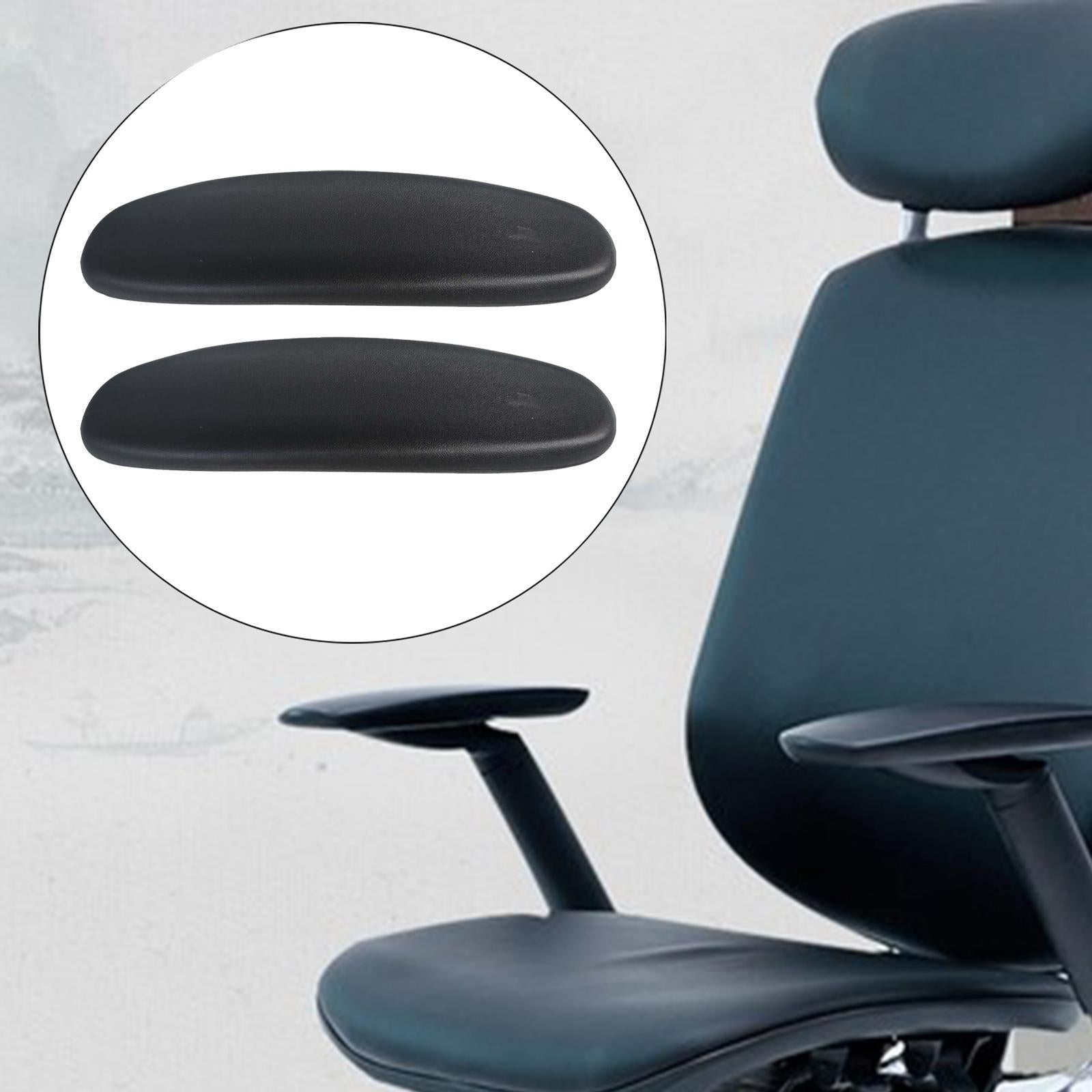 2Pcs Armrest Covers Removable Chair Replacement for Home Style C