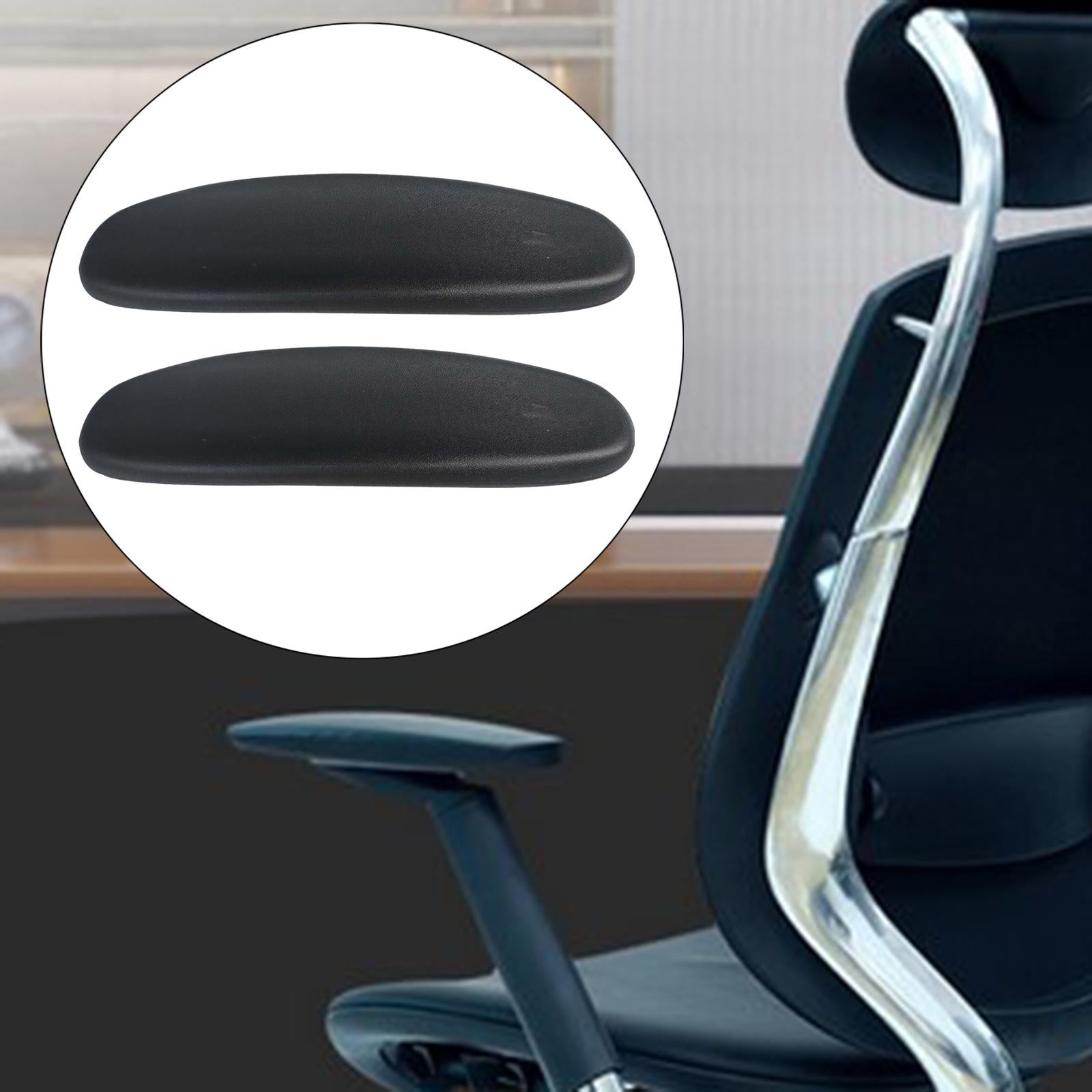 2Pcs Armrest Covers Removable Chair Replacement for Home Style C