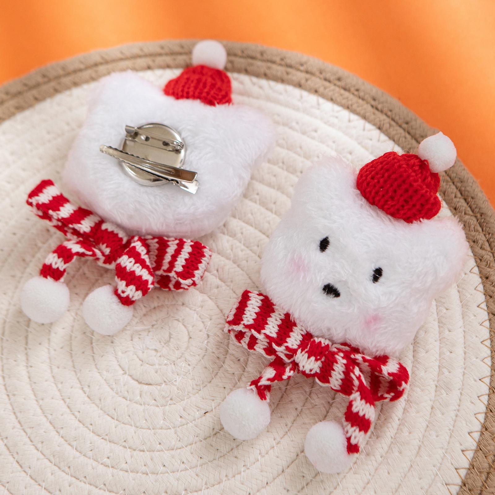 Xmas Hat Hairpin Headdress Photography Props for Festival Birthday Party