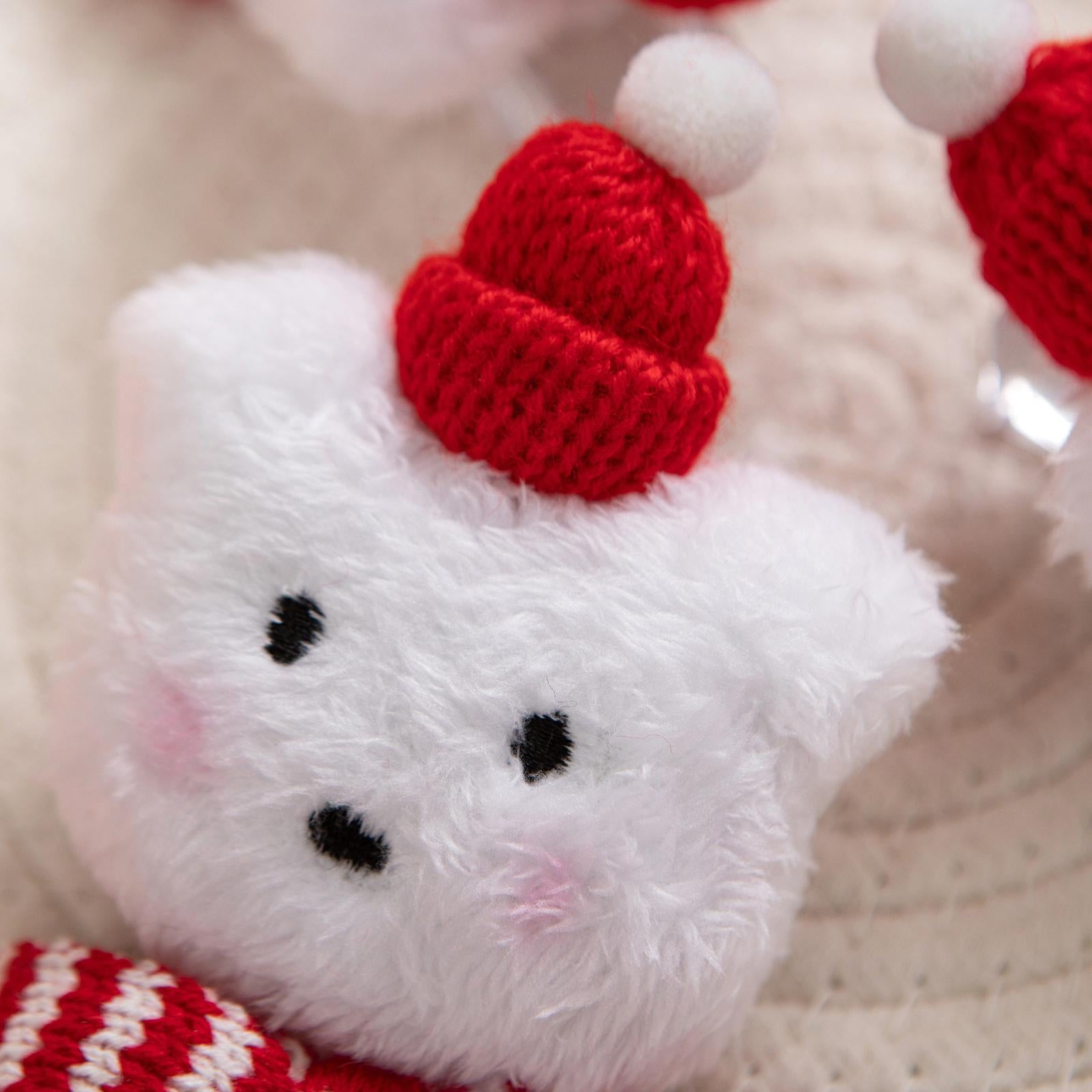 Xmas Hat Hairpin Headdress Photography Props for Festival Birthday Party