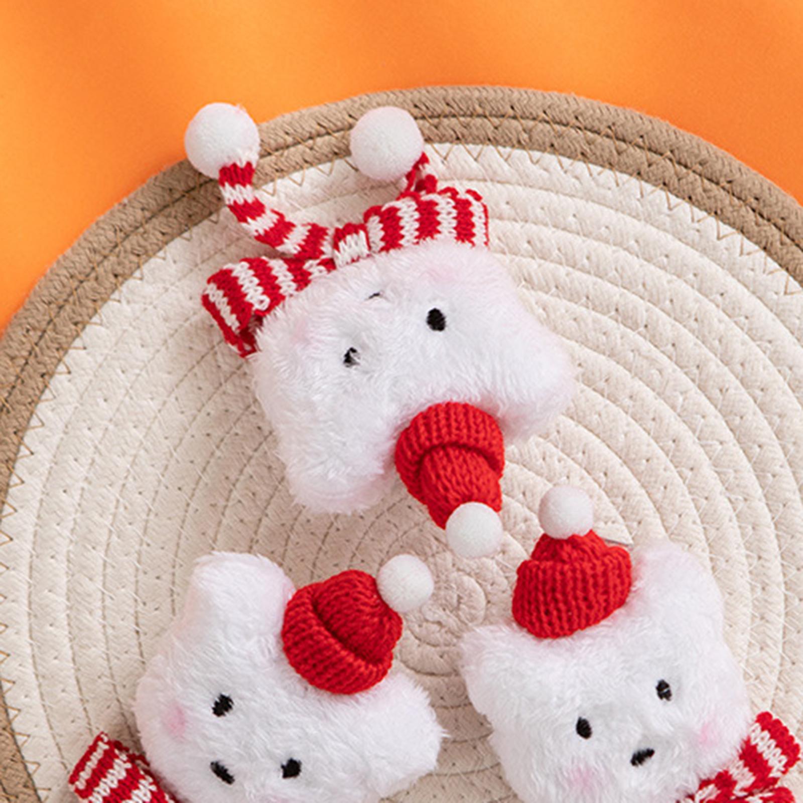 Xmas Hat Hairpin Headdress Photography Props for Festival Birthday Party