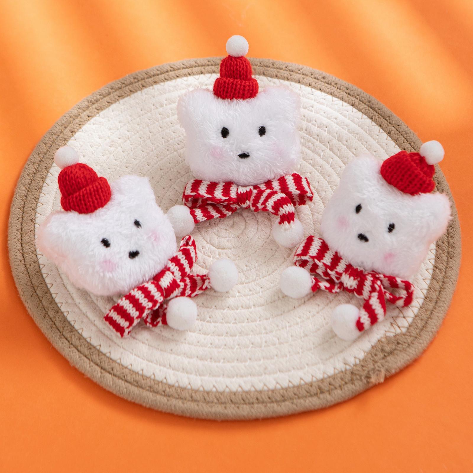 Xmas Hat Hairpin Headdress Photography Props for Festival Birthday Party