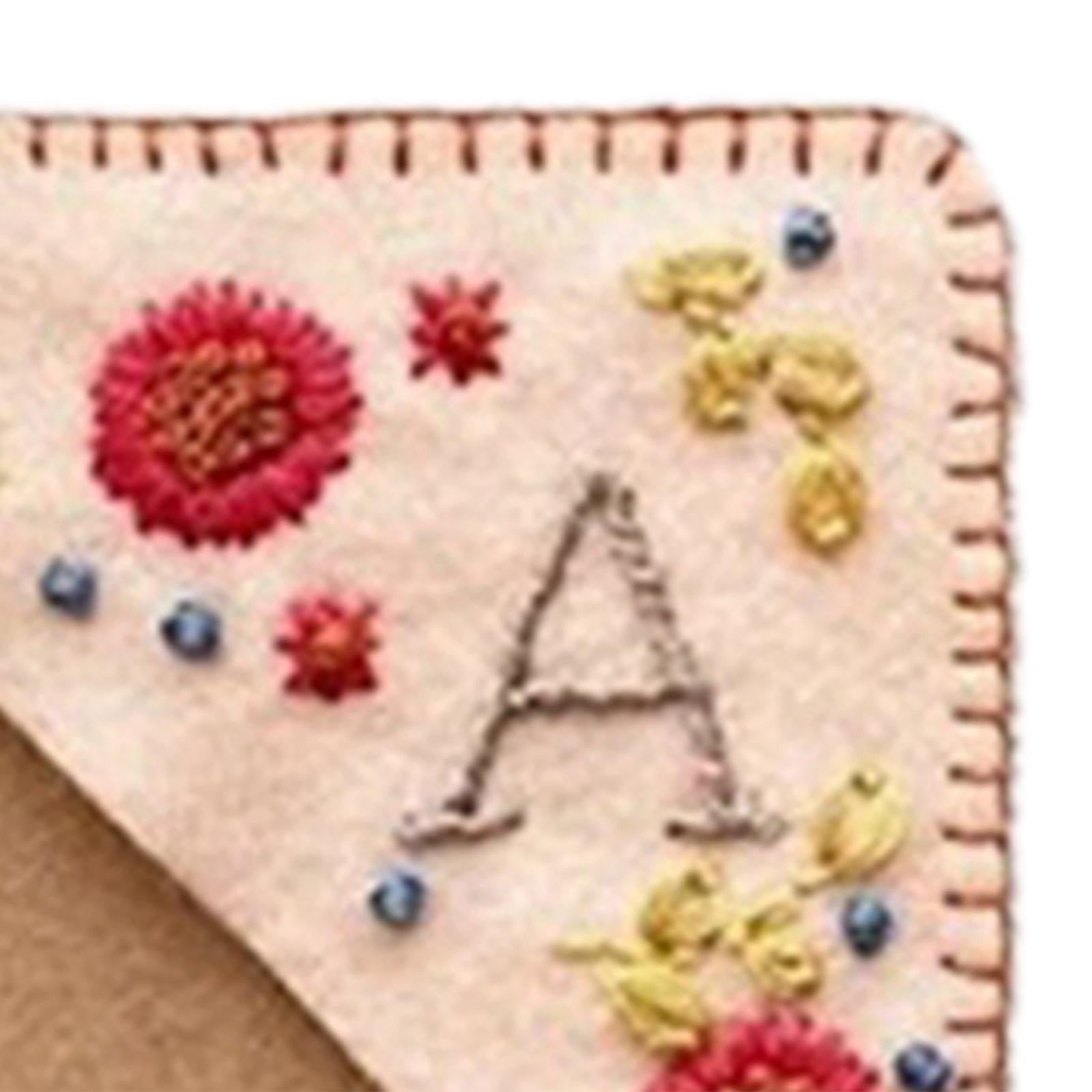 Handmade Corner Bookmark Corner Book Marks Page Clip for Kids Men Gifts Letter A