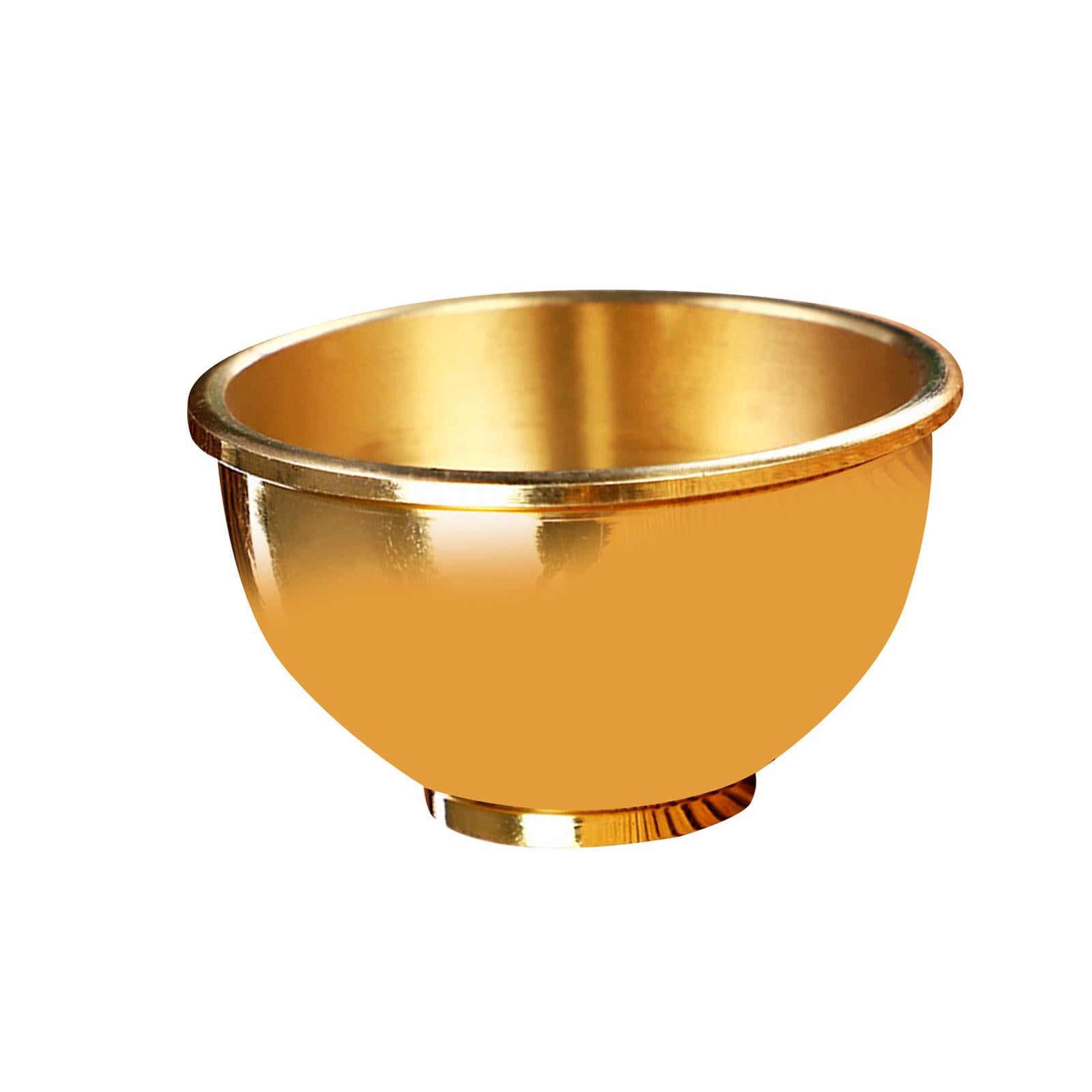 Brass Cup Buddha Cups Buddhism Water Cup Handmade for Desktop Household L