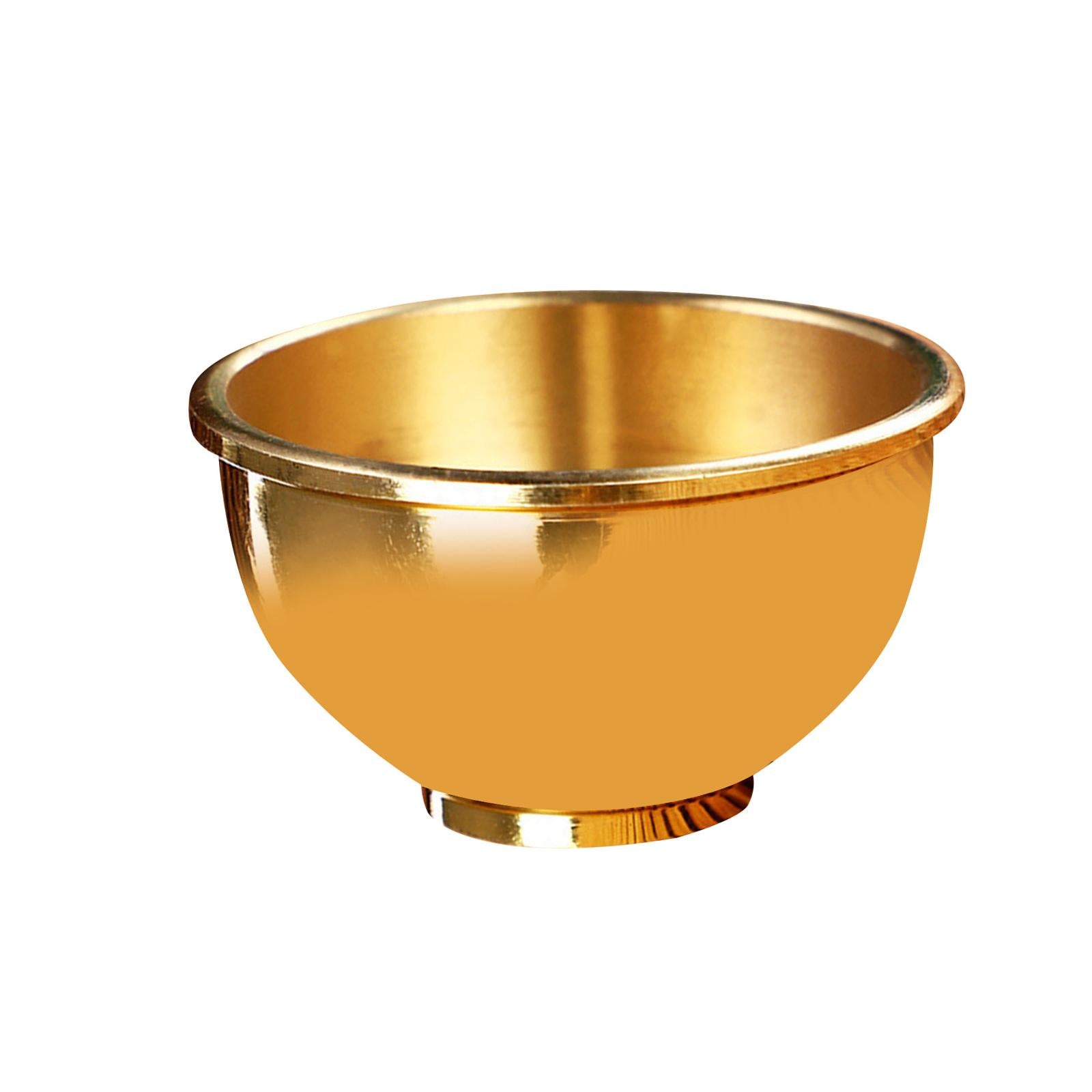 Brass Cup Buddha Cups Buddhism Water Cup Handmade for Desktop Household L