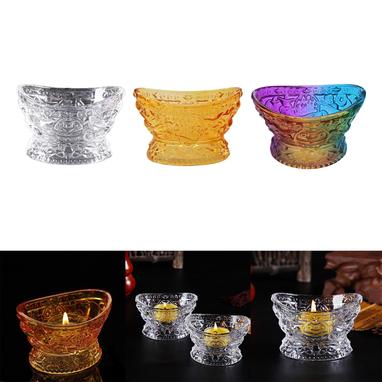 Elegant Tea Light Candle Holder Tealight Holder for Festival Party Decor S White