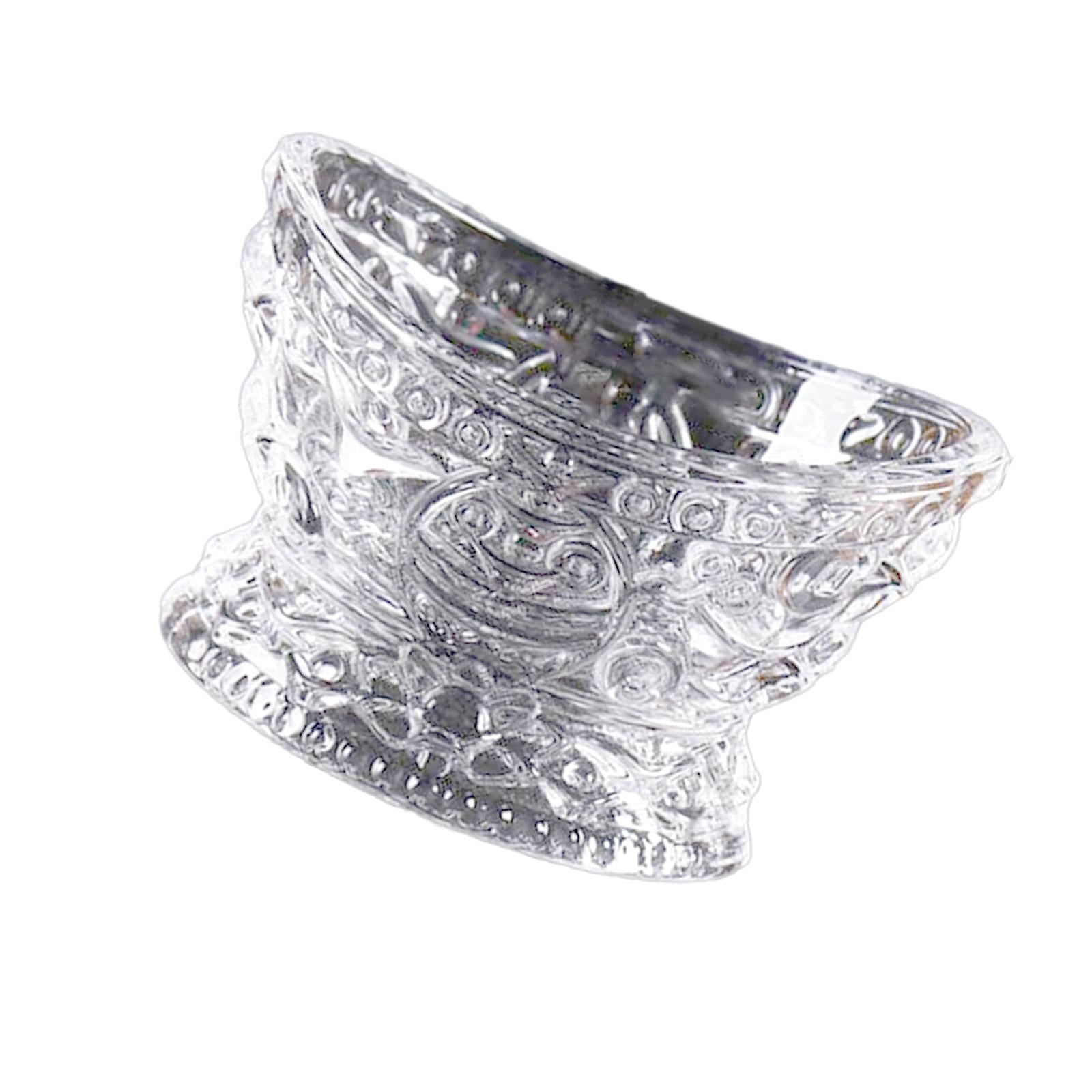 Elegant Tea Light Candle Holder Tealight Holder for Festival Party Decor L White