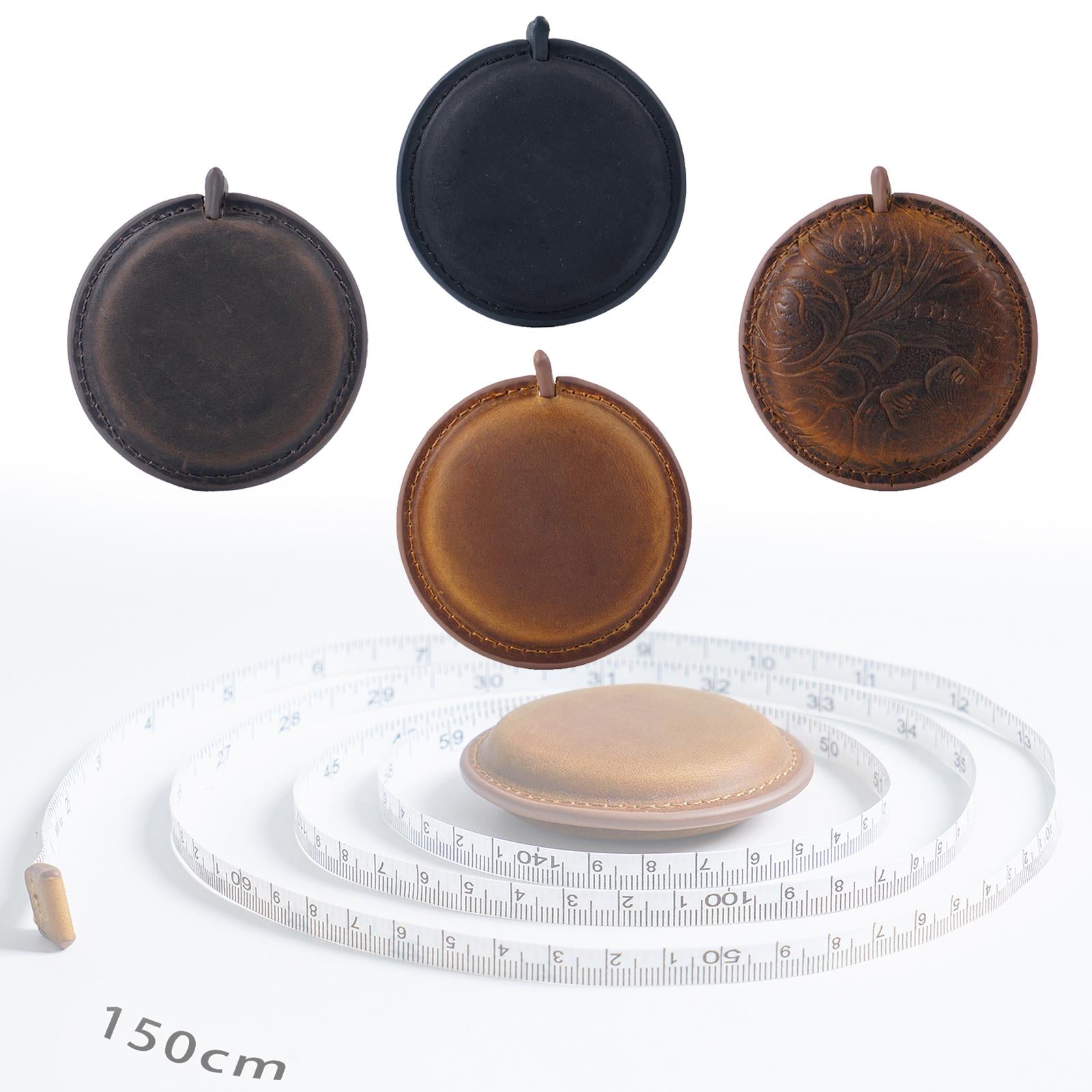Soft Retractable measuring tapes PU Leather Portable Accurate for Nursing A