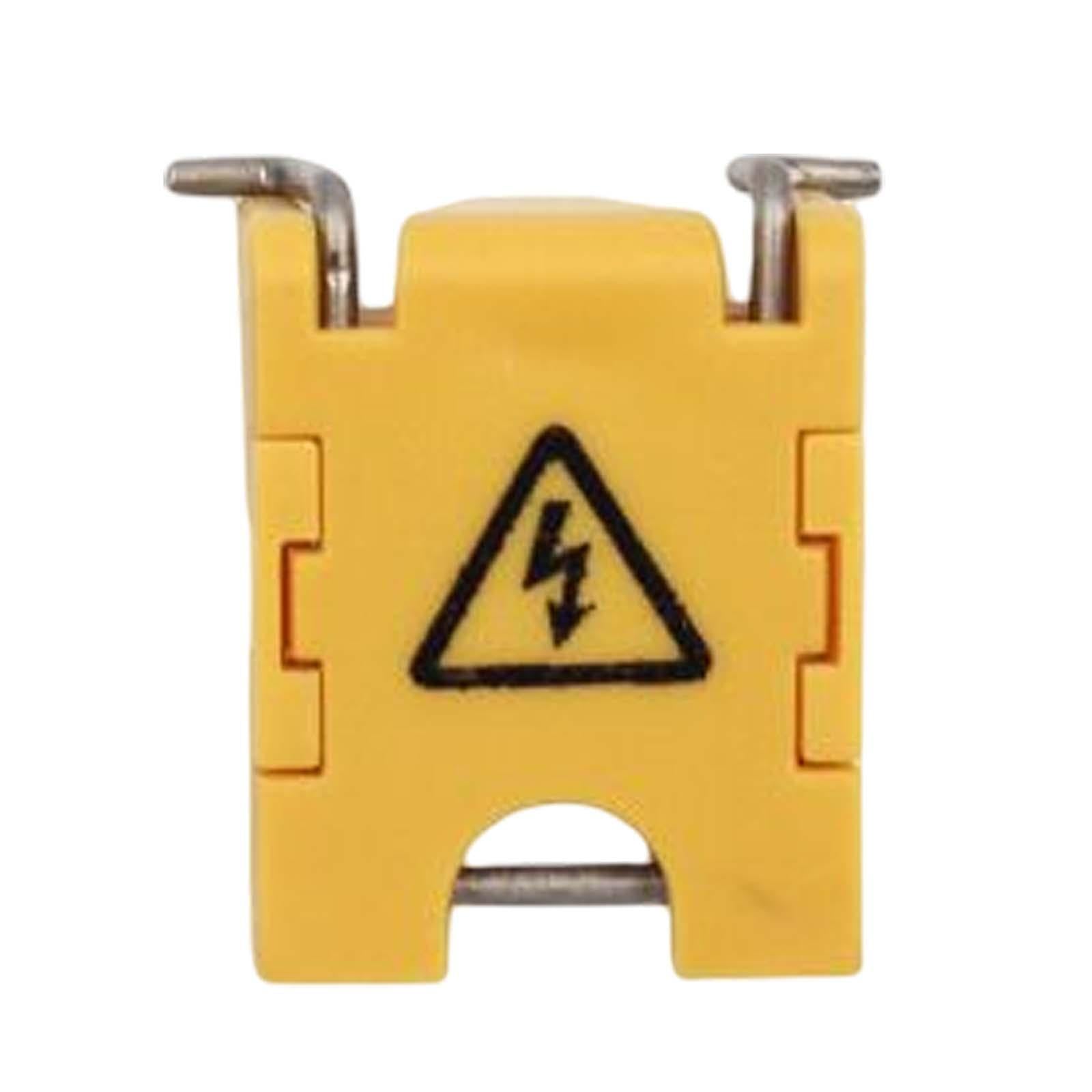 Mini Circuit Breaker Lock Lockout Portable Easily Installed Color Yellow