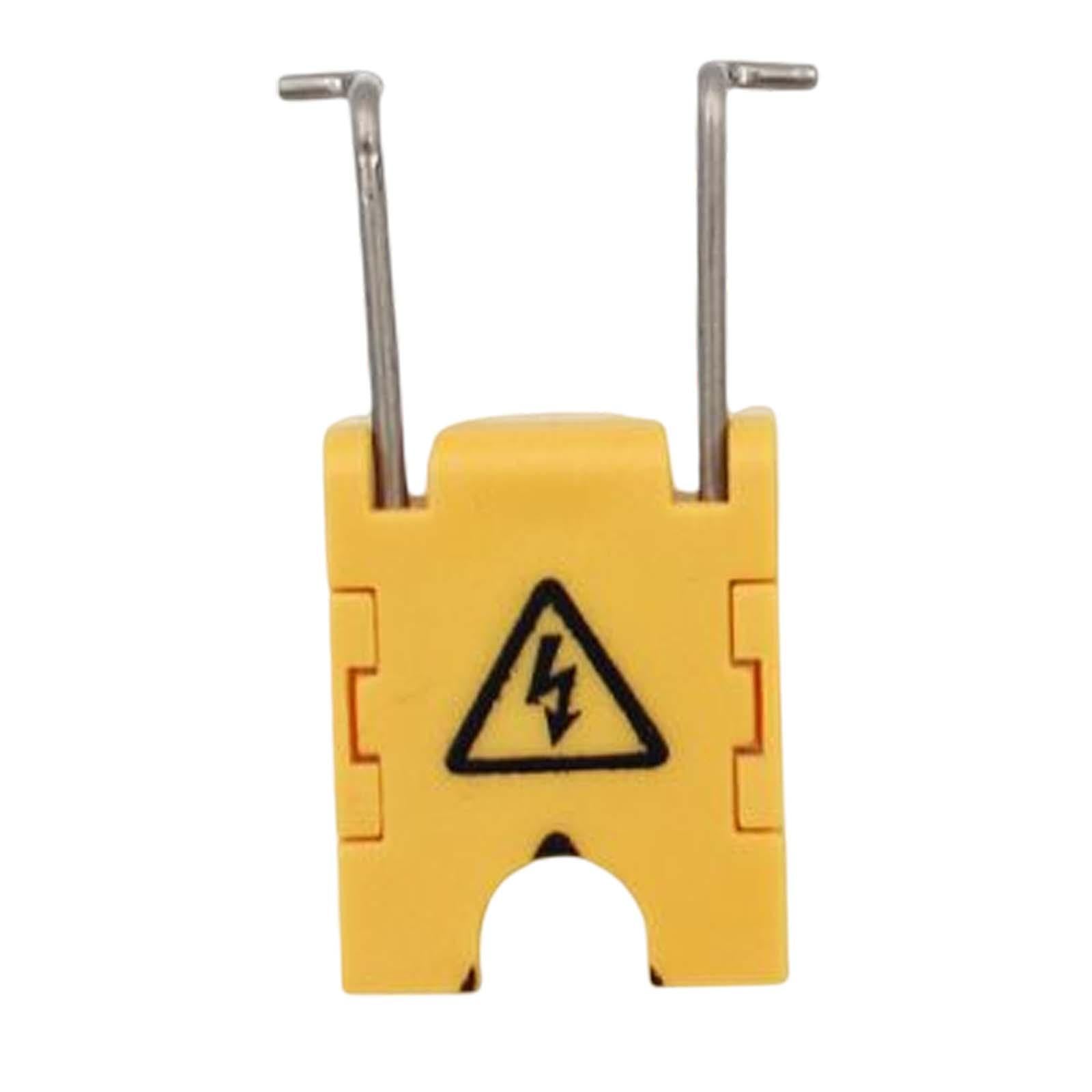 Mini Circuit Breaker Lock Lockout Portable Easily Installed Color Yellow