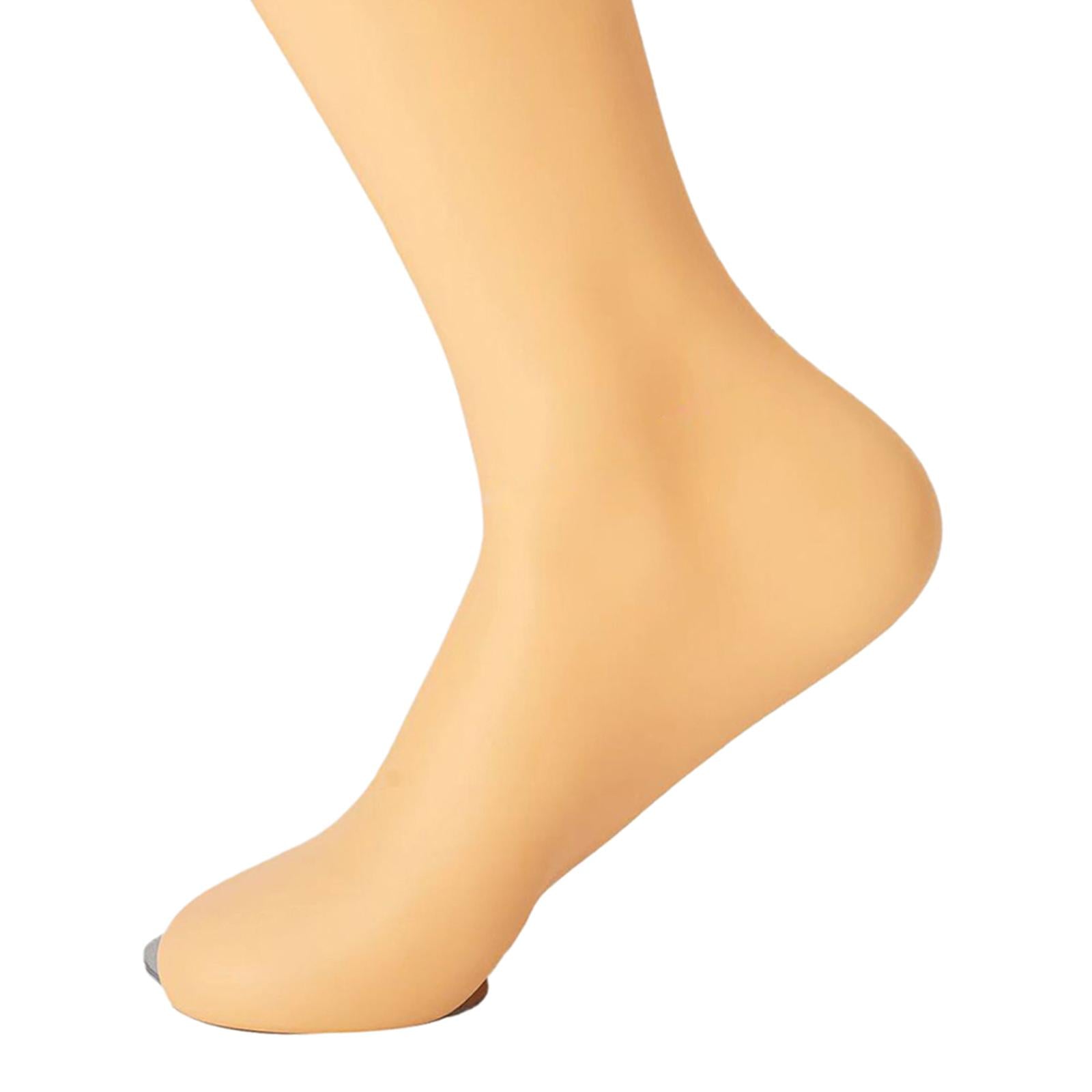 Freestanding Male Feet Mannequin Foot Model Sock Display for Window Male Male Right Foot Skin Color